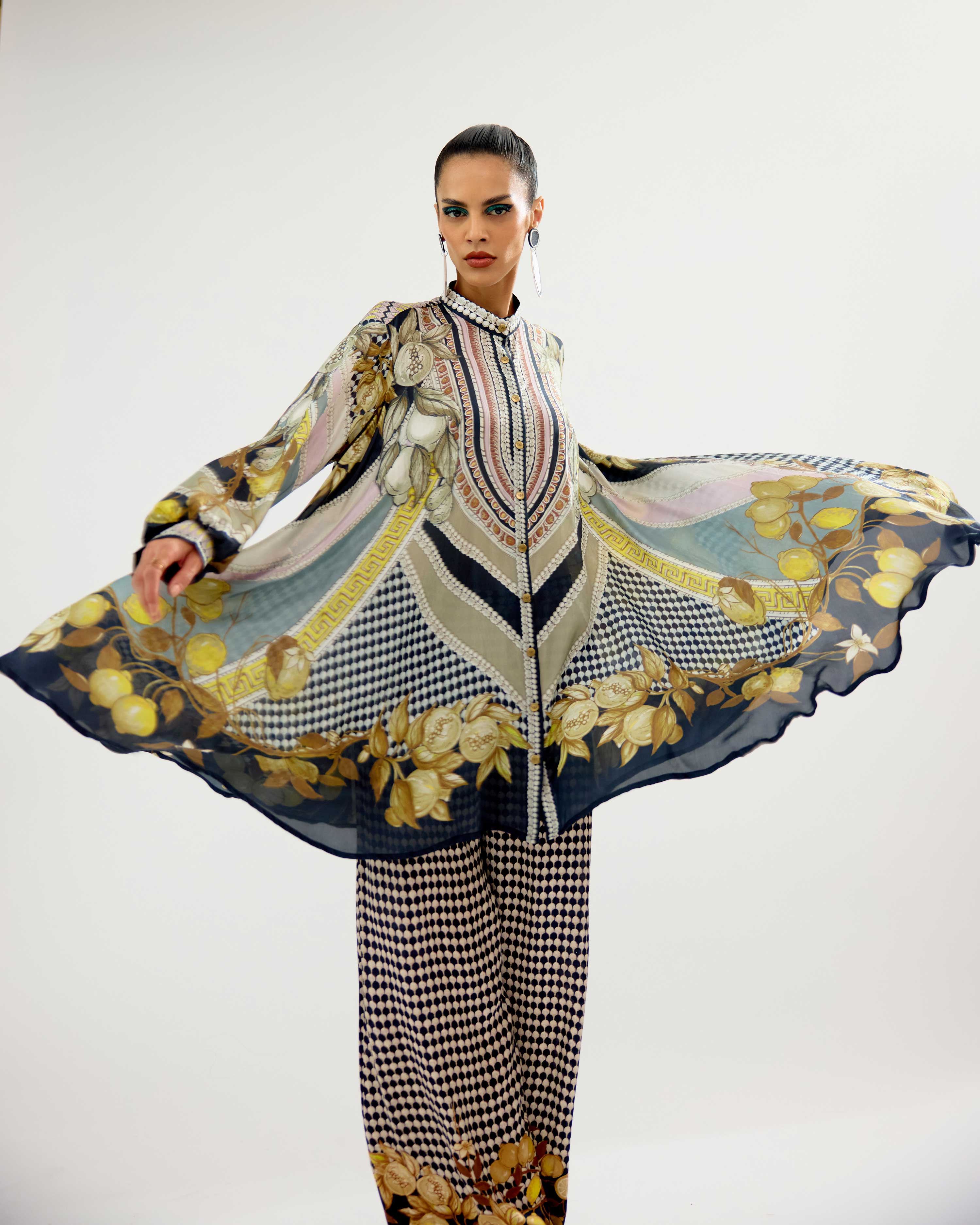 Orvieto : Nilofer - Black/Blush