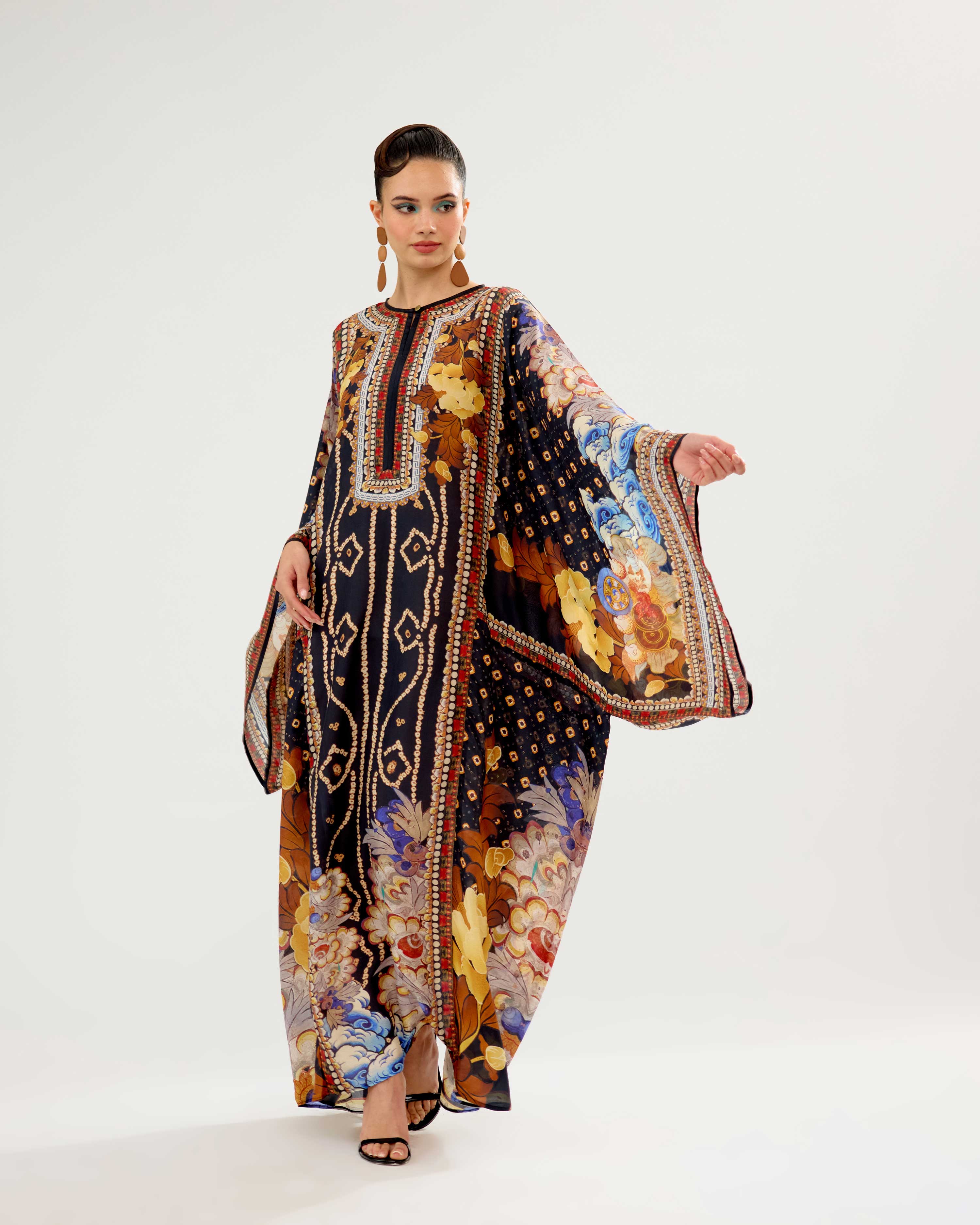 Ladakh : Beatrice - Black/Mustard