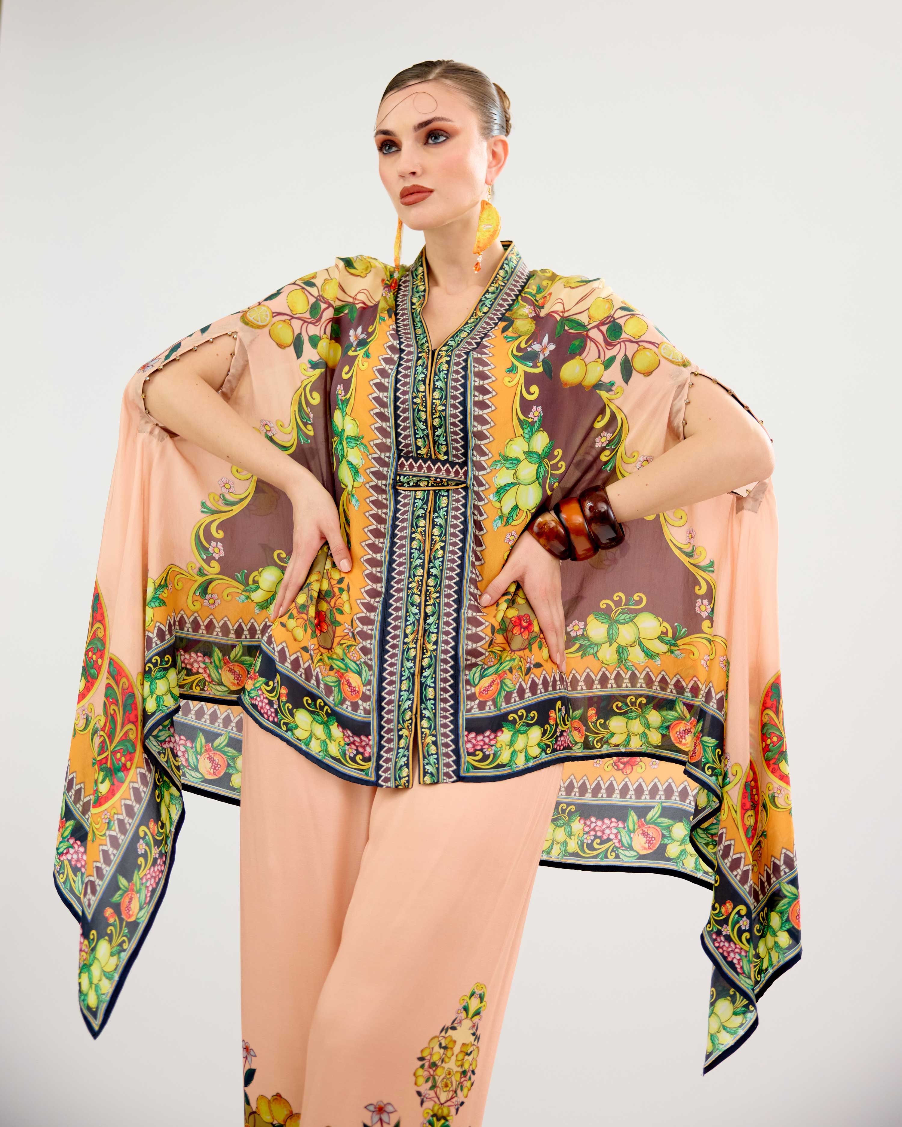 Orvieto : Chloe - Peach/Orange