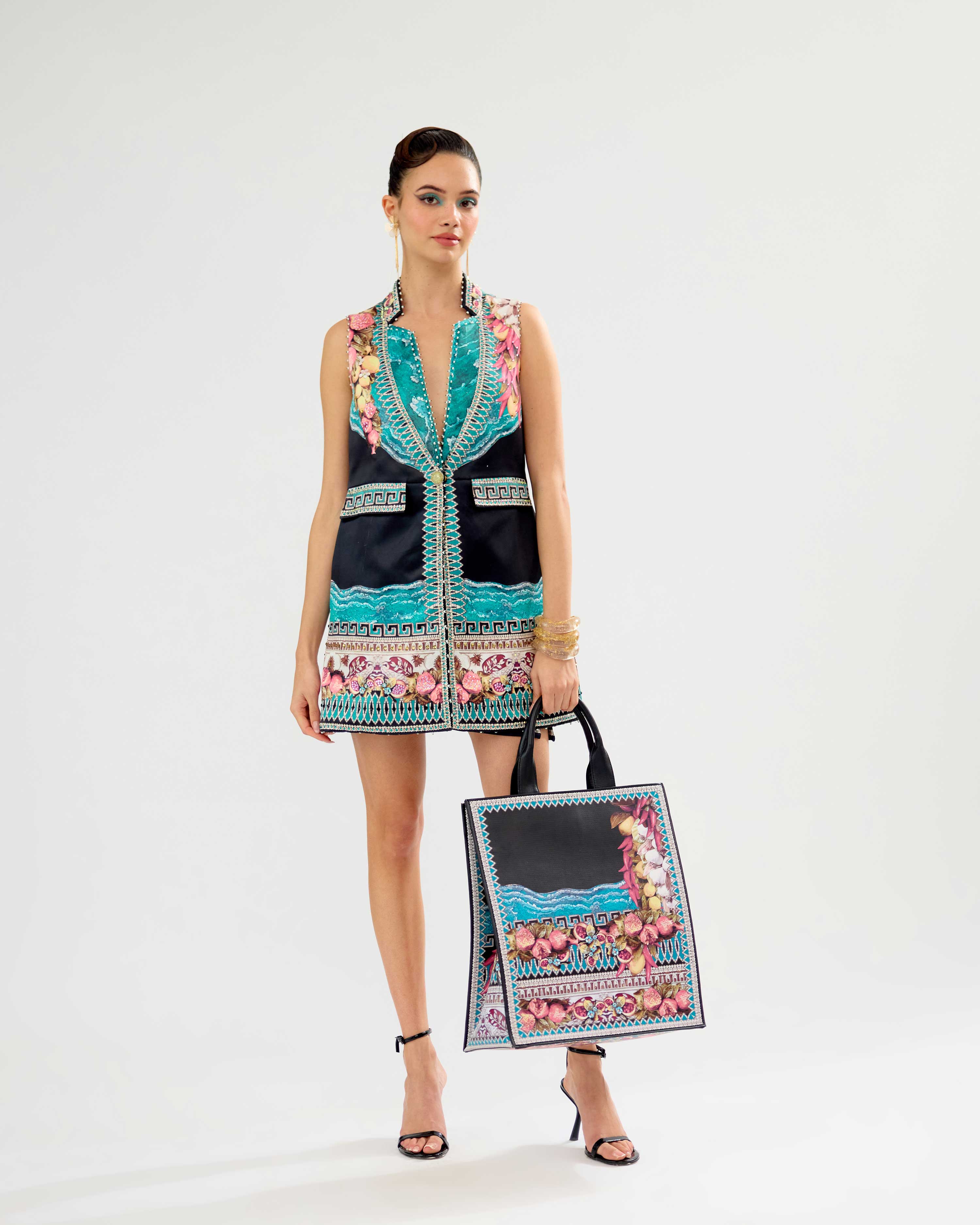 Orvieto : Kadek - Teal/Black