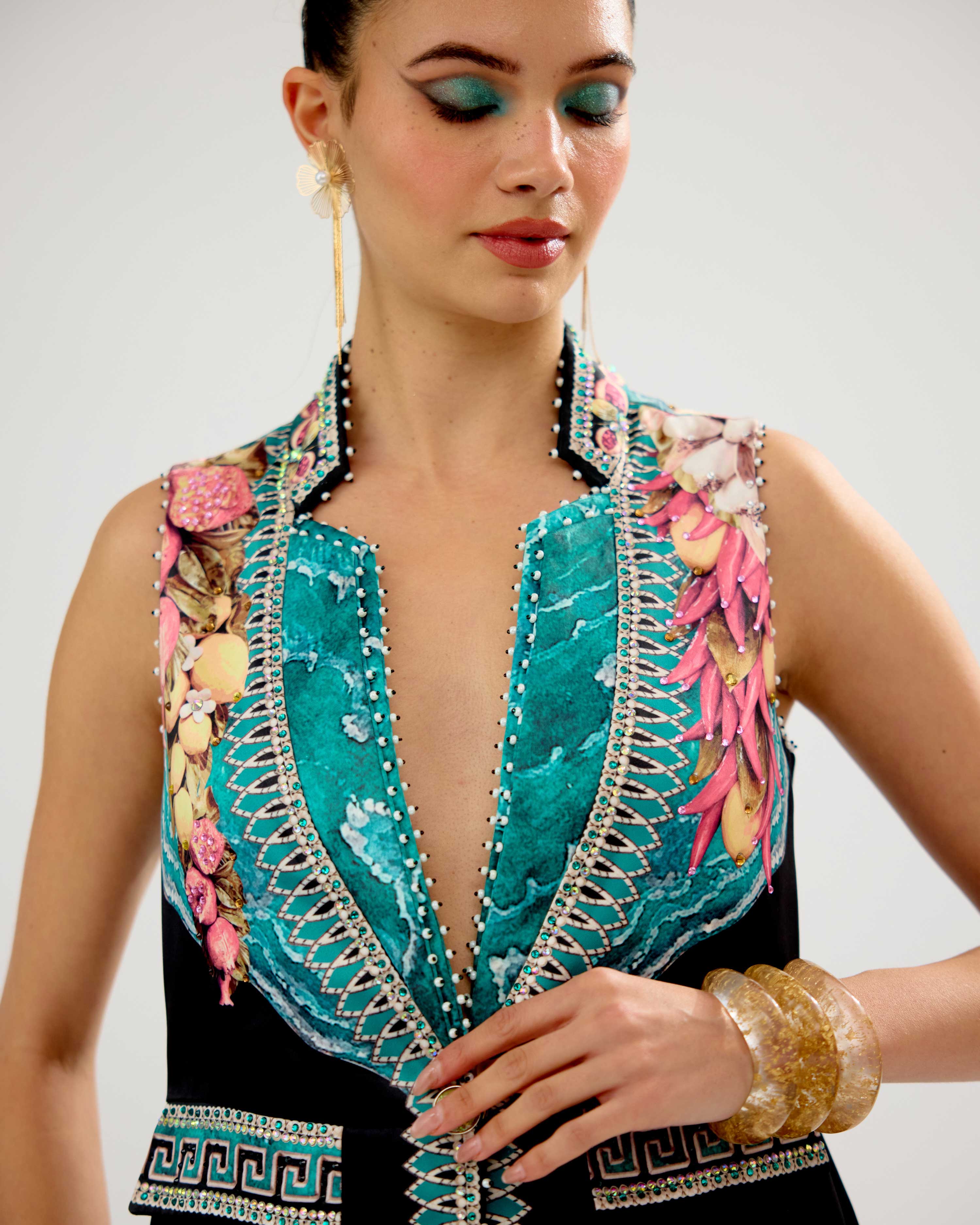 Orvieto : Kadek - Teal/Black