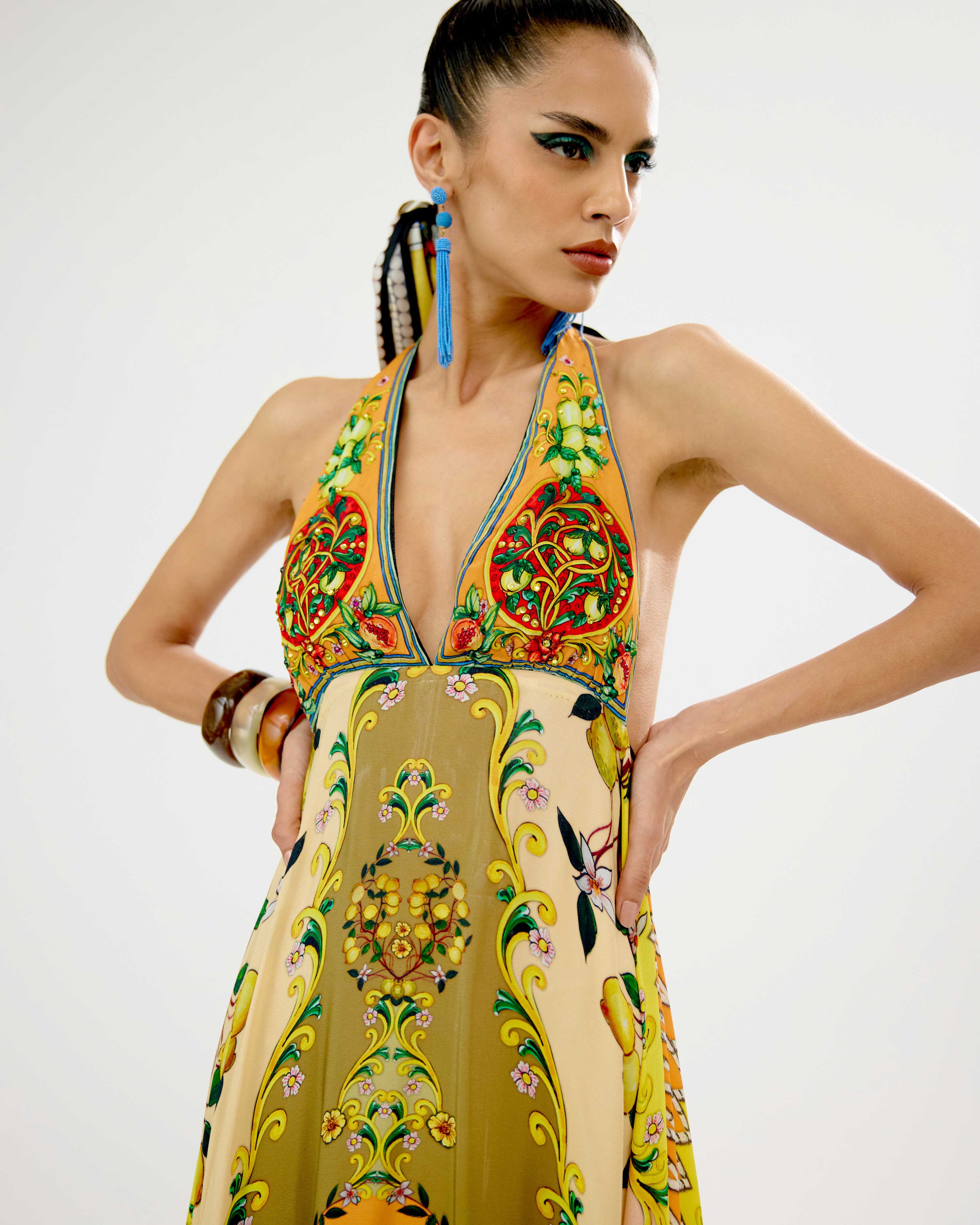 Orvieto : Azzurra - Olive/Orange
