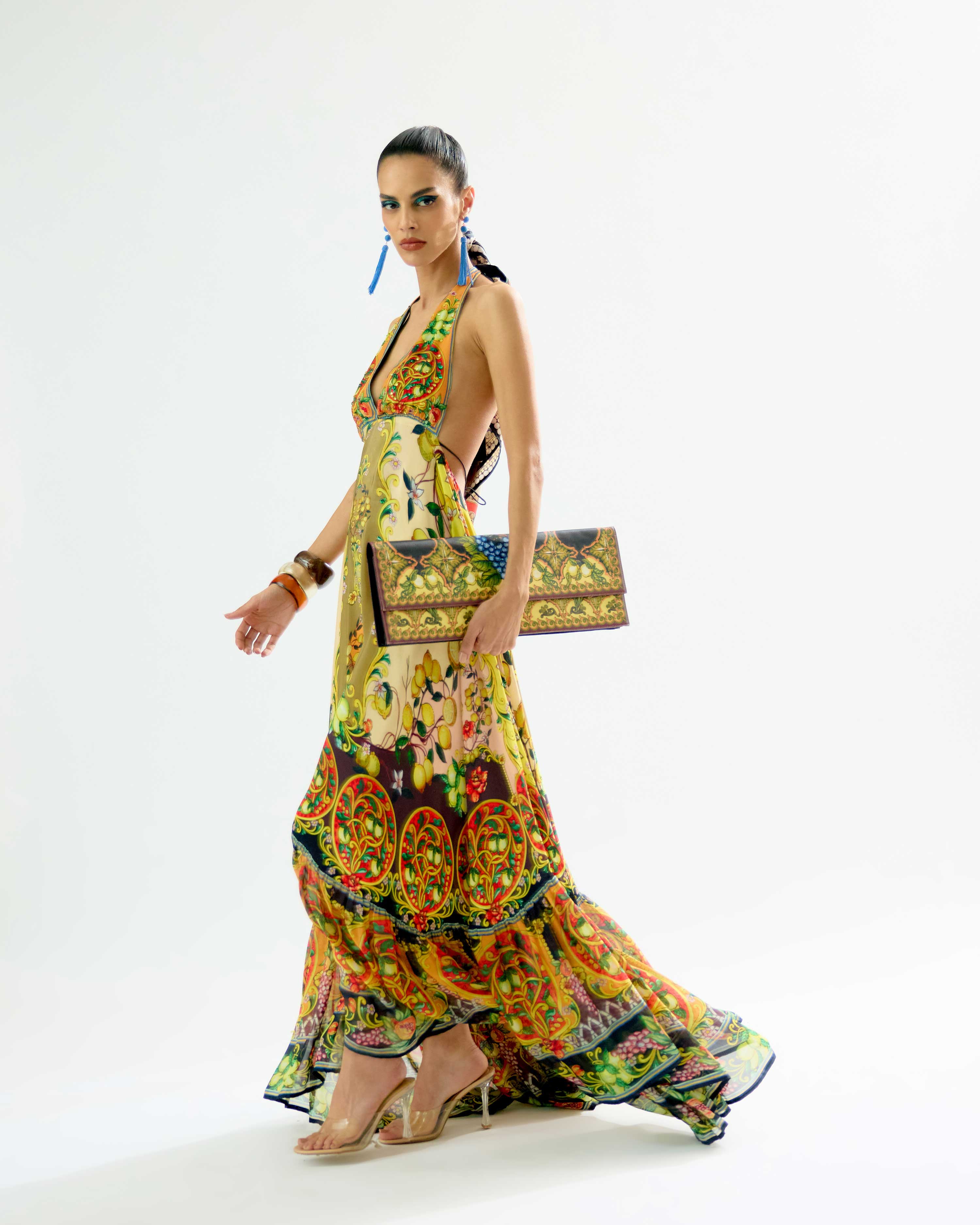 Orvieto : Azzurra - Olive/Orange