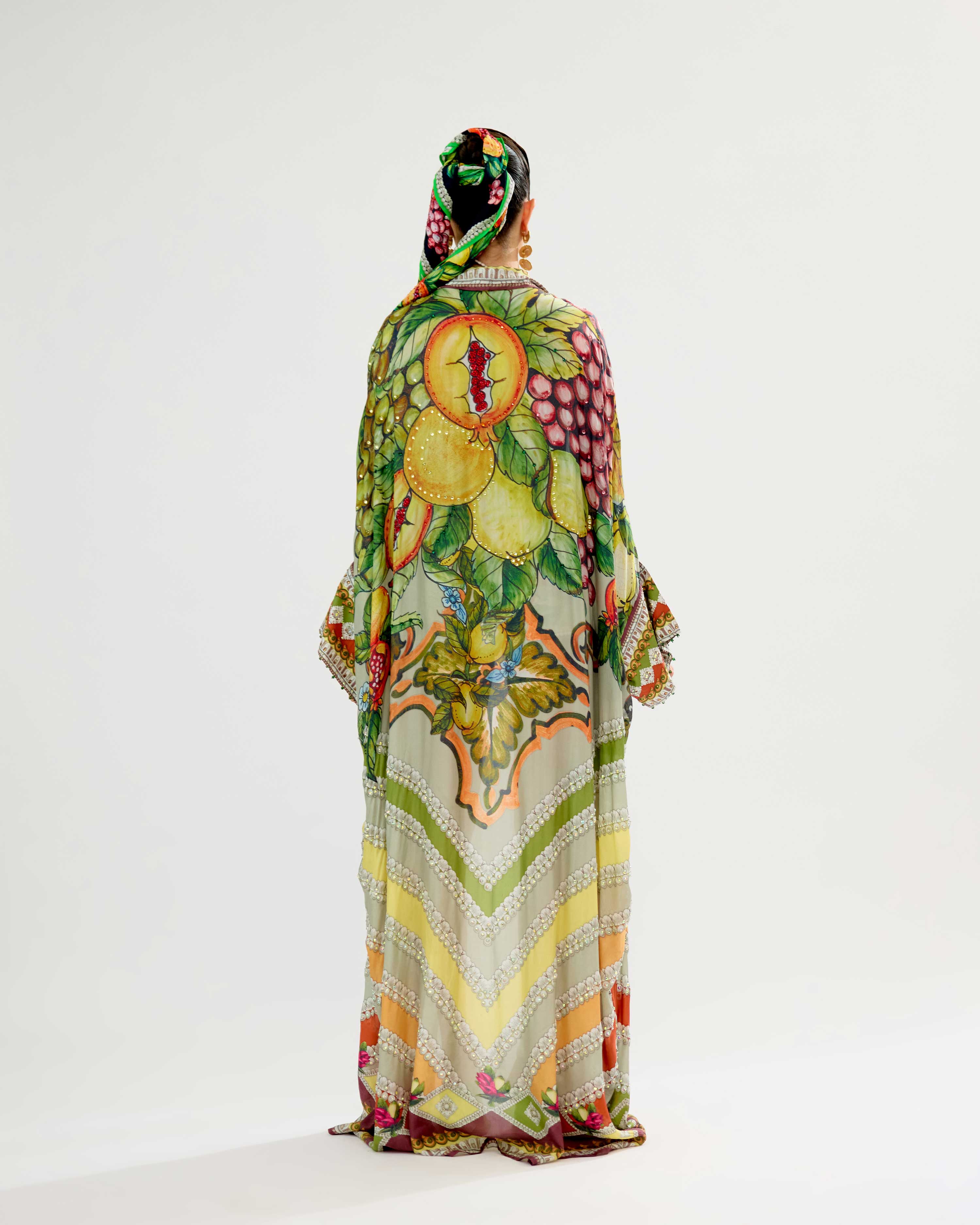 Orvieto : Kimono - Olive/Lemon