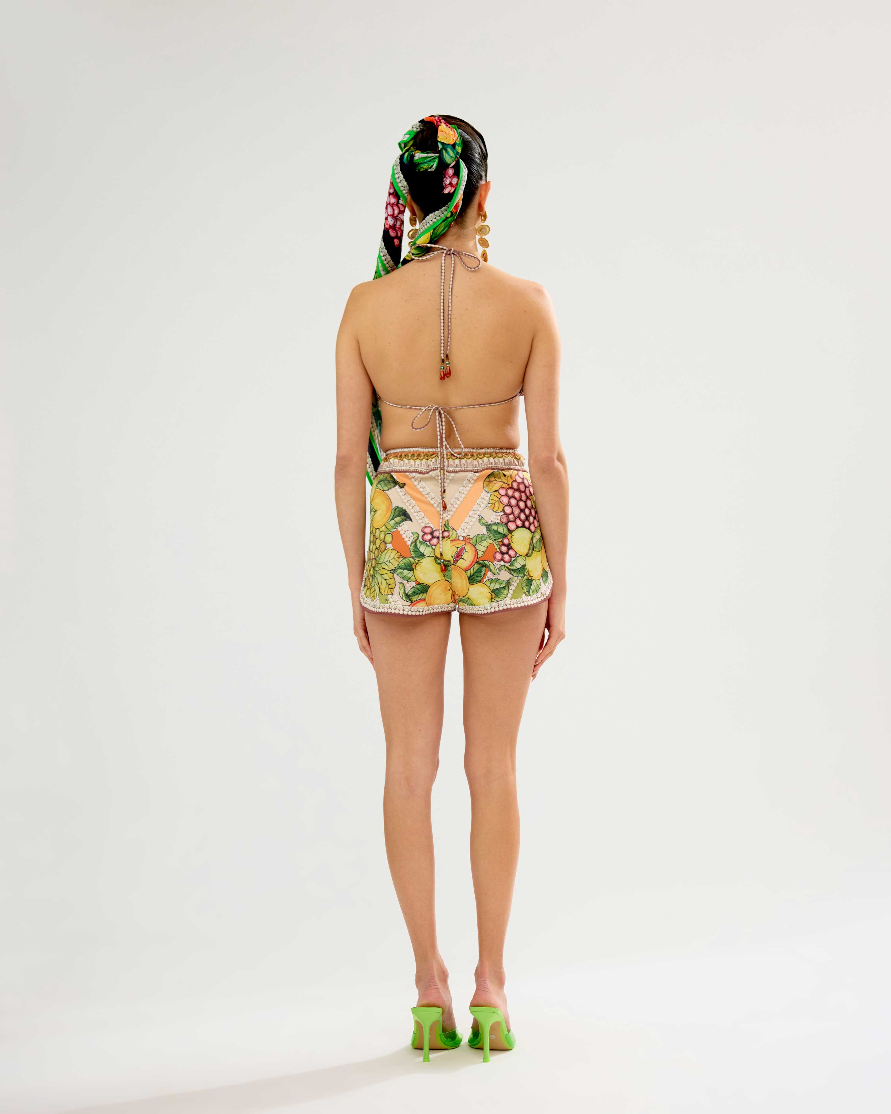 Orvieto : Kimono - Olive/Lemon
