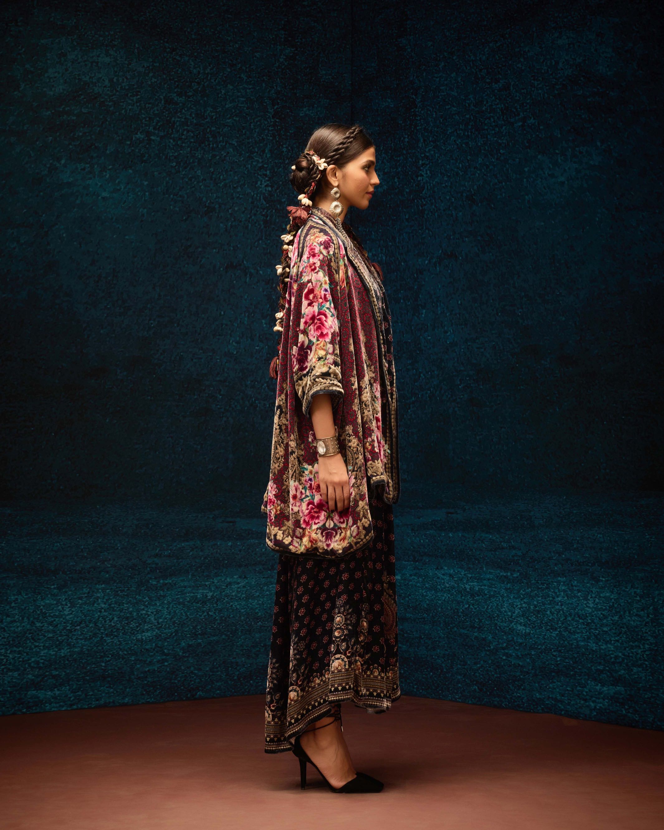 Ajrakh : Adhira/Surilee - Black