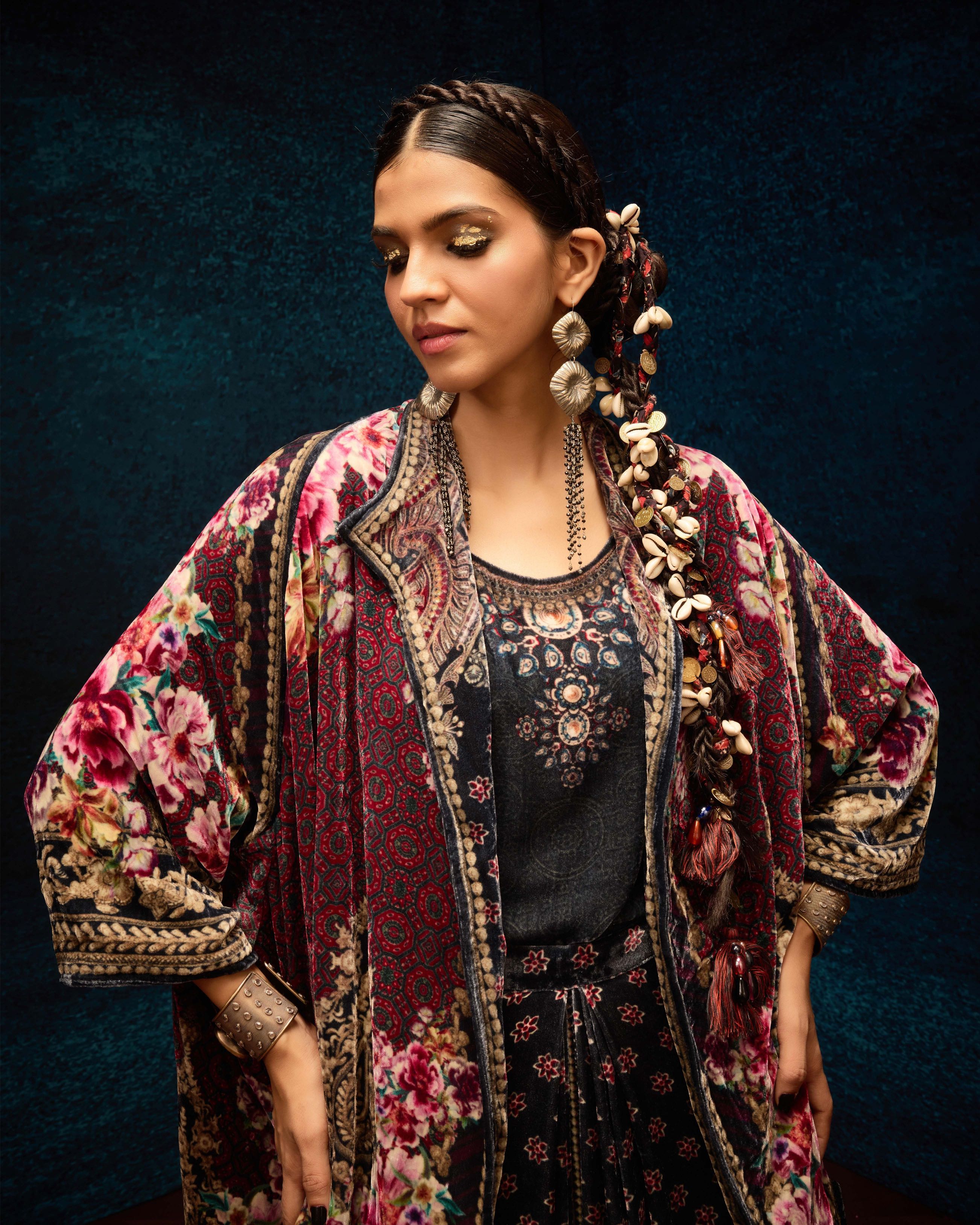 Ajrakh : Adhira/Surilee - Black
