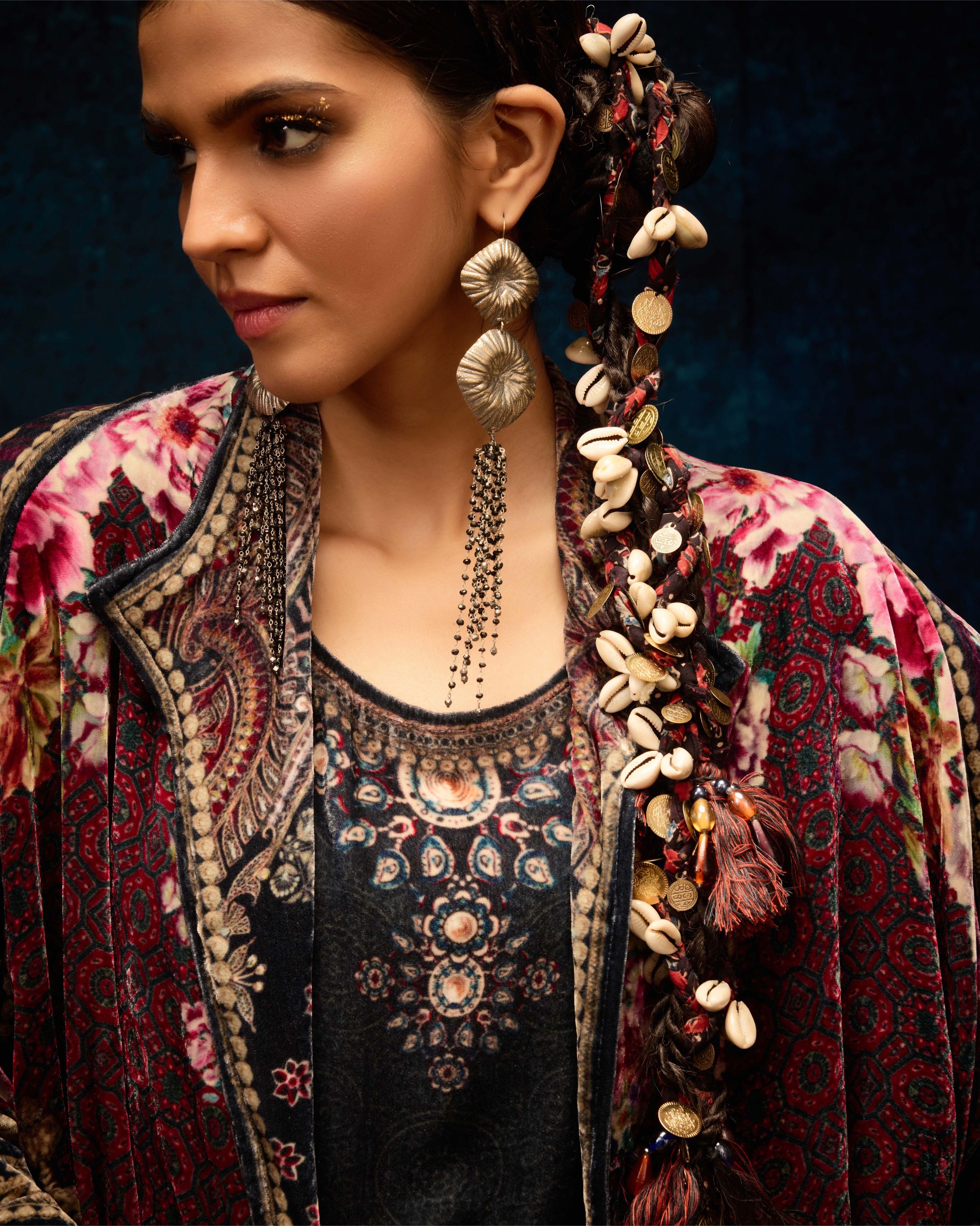 Ajrakh : Adhira/Surilee - Black