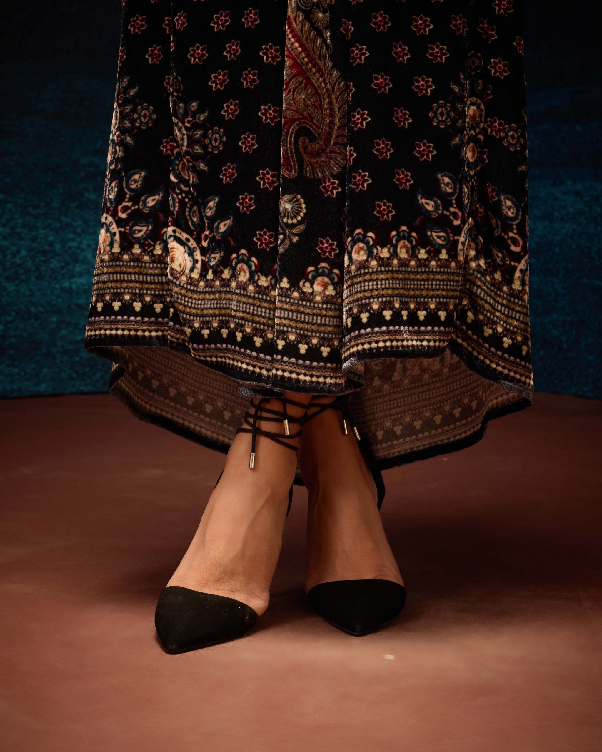 Ajrakh : Adhira/Surilee - Black