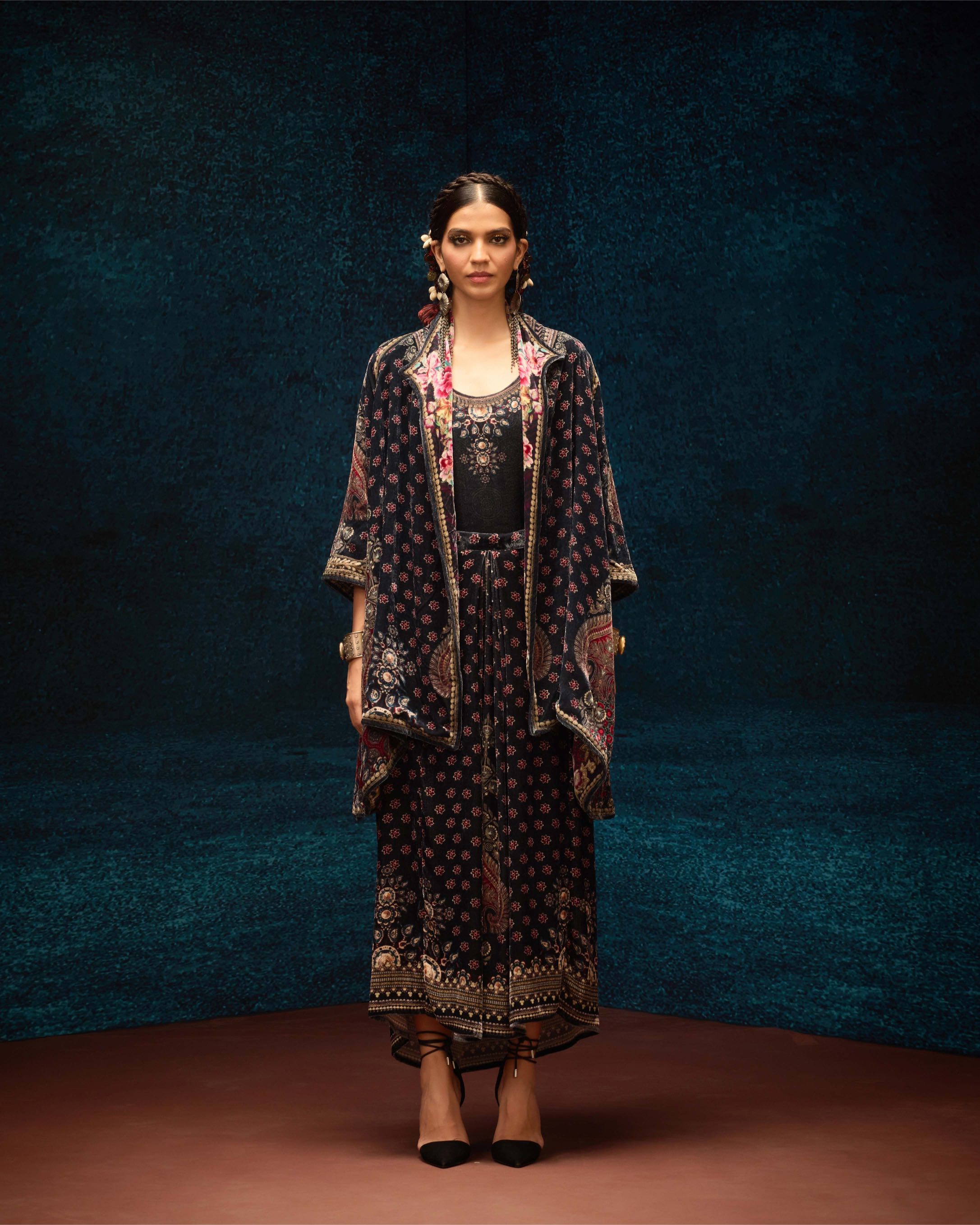 Ajrakh : Adhira/Surilee - Black