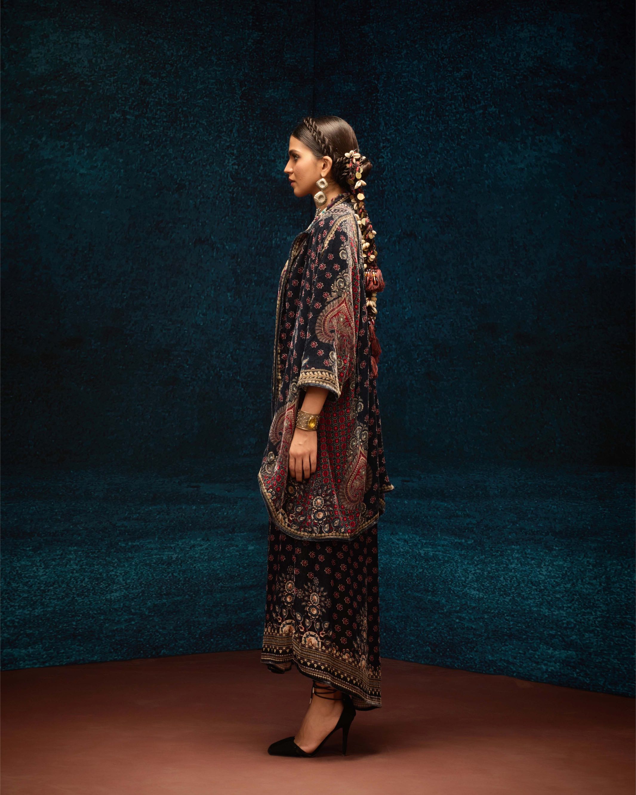 Ajrakh : Adhira/Surilee - Black