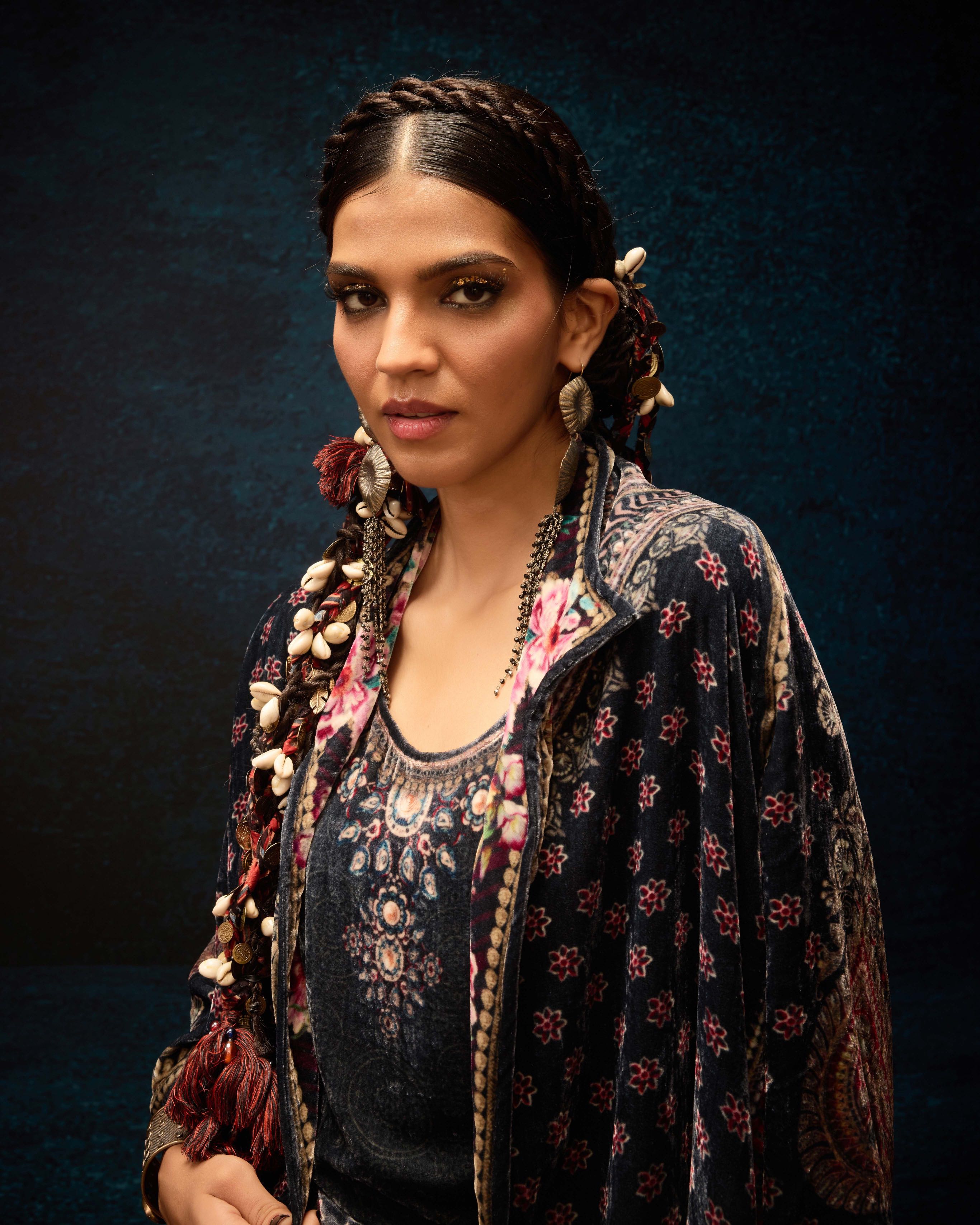 Ajrakh : Adhira/Surilee - Black