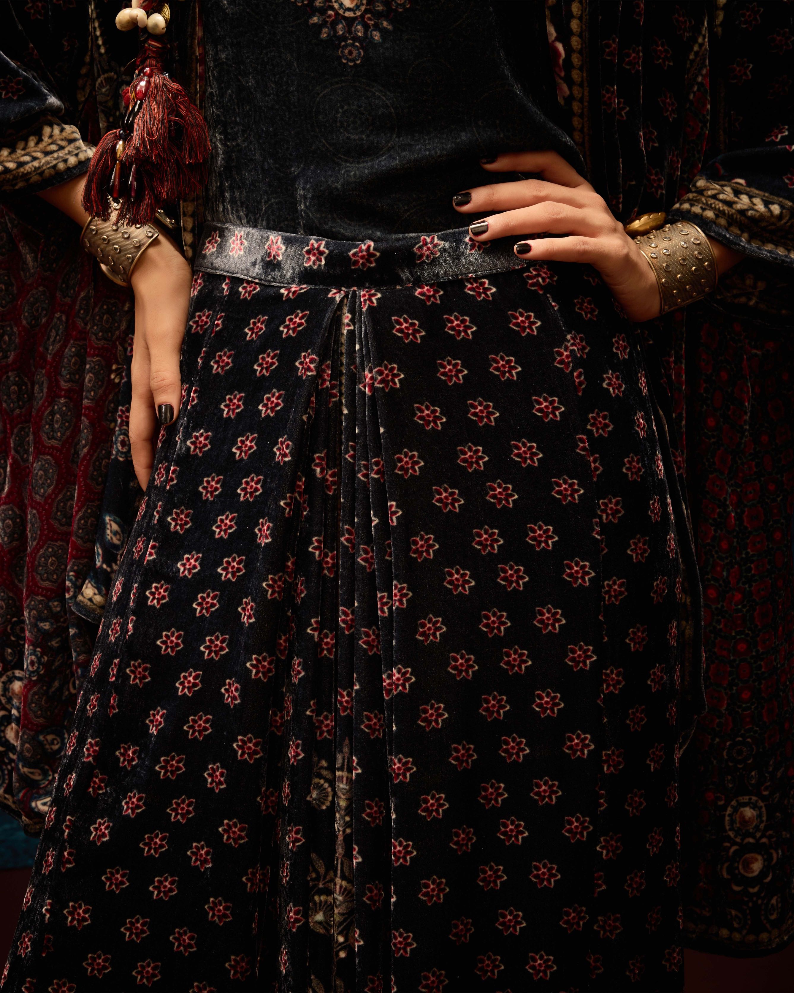 Ajrakh : Adhira/Surilee - Black