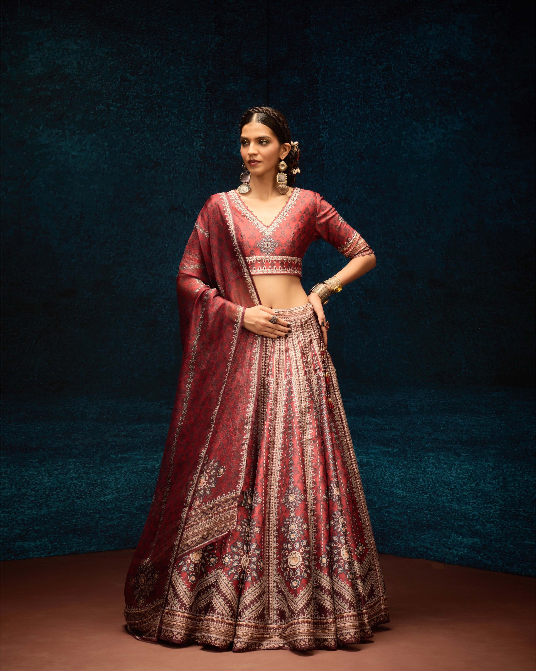 Ajrakh : Leela - Red