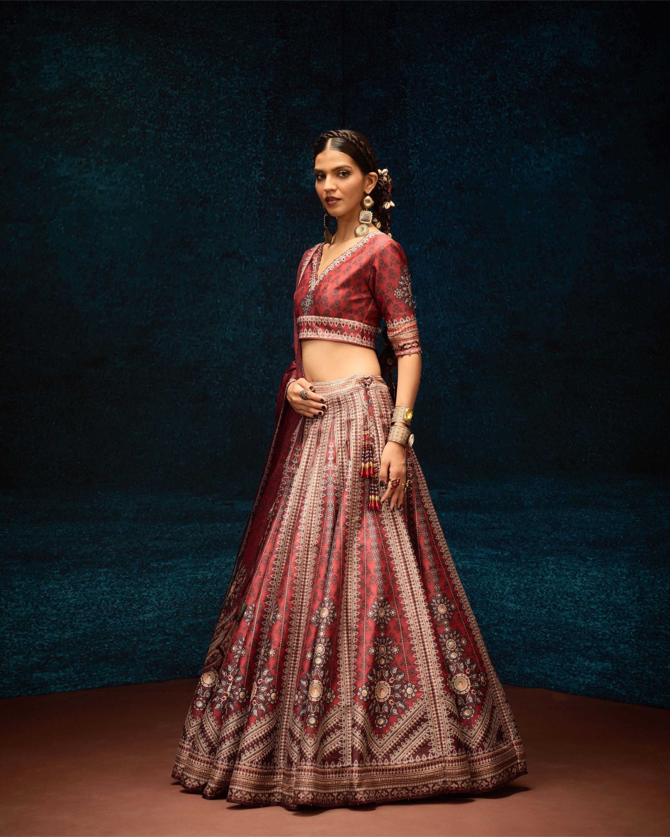 Ajrakh : Leela - Red