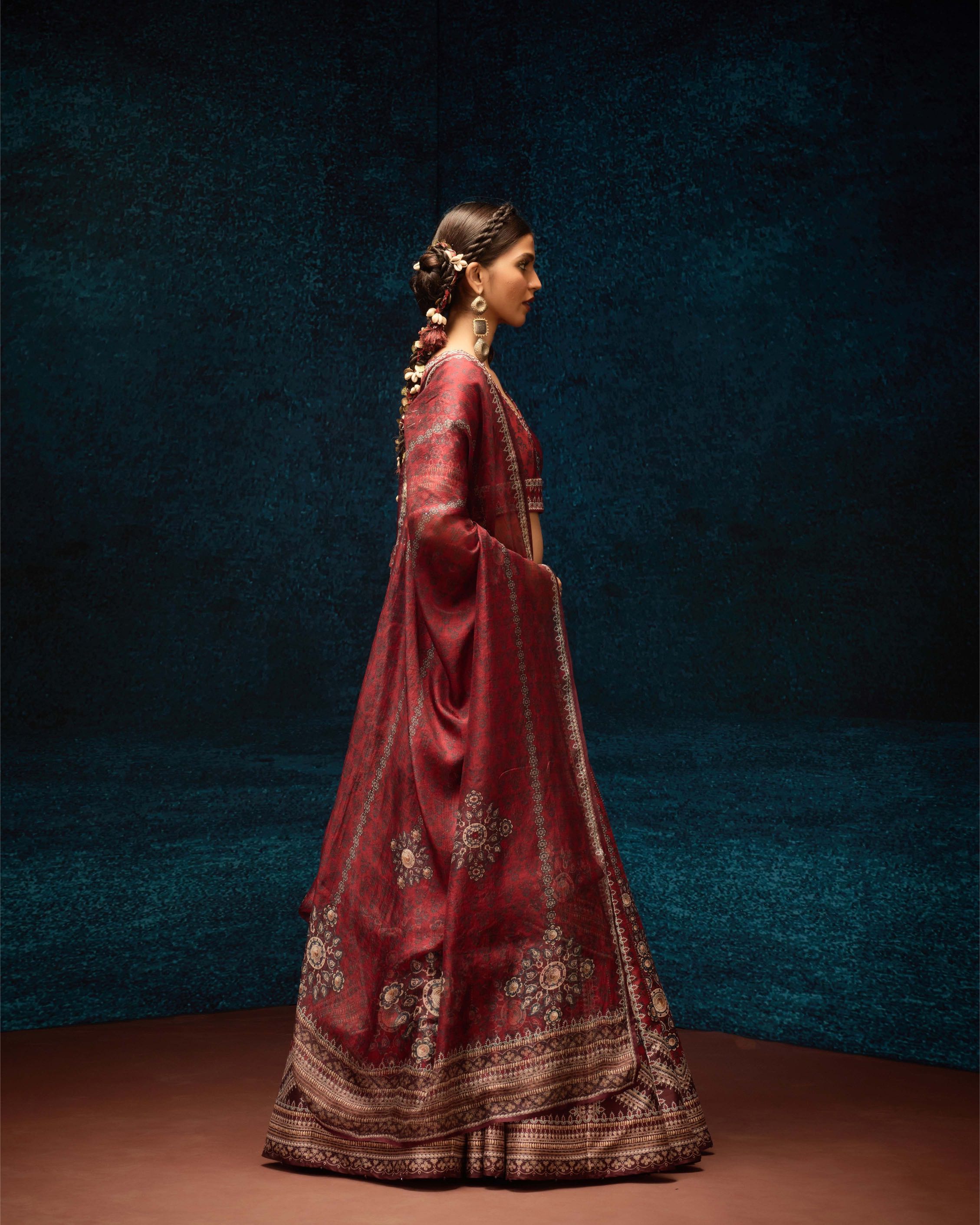 Ajrakh : Leela - Red