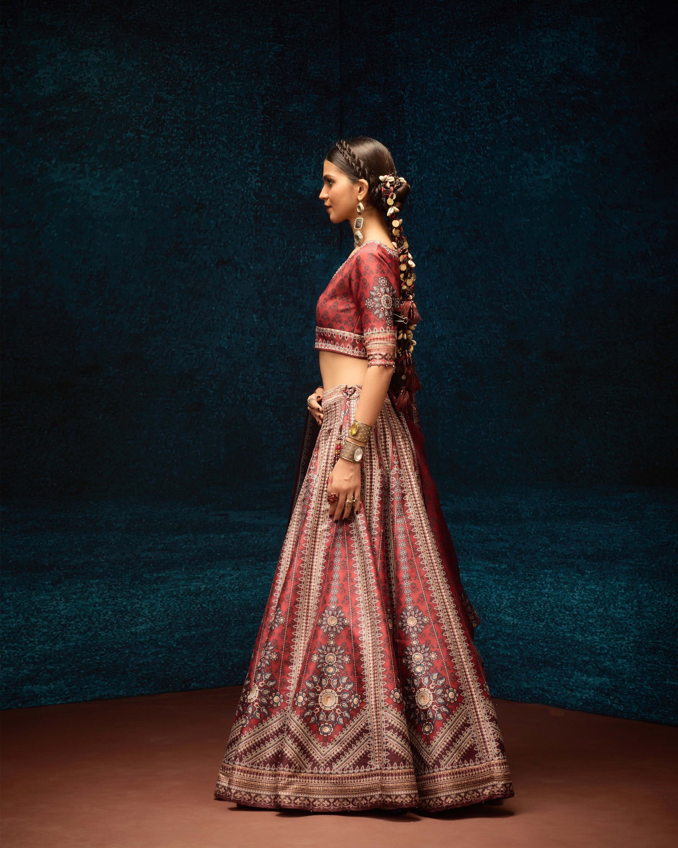 Ajrakh : Leela - Red