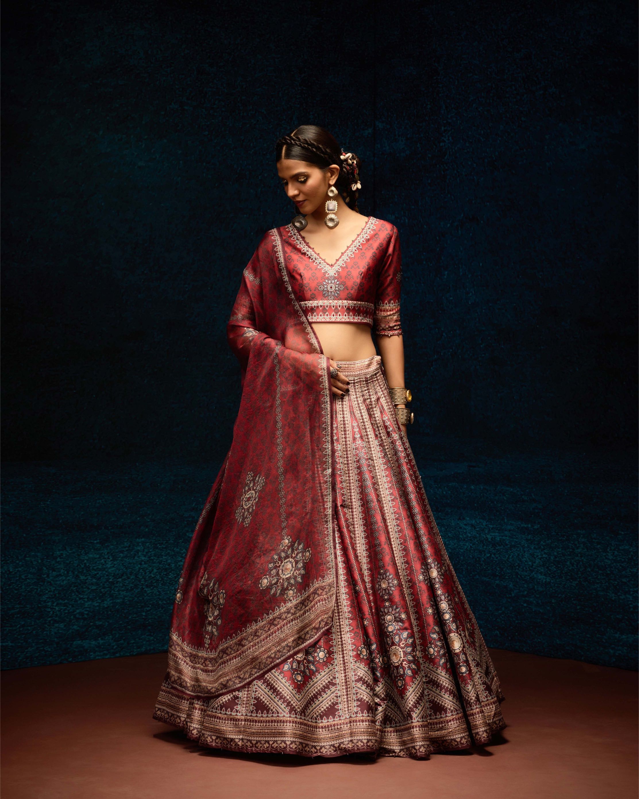 Ajrakh : Leela - Red