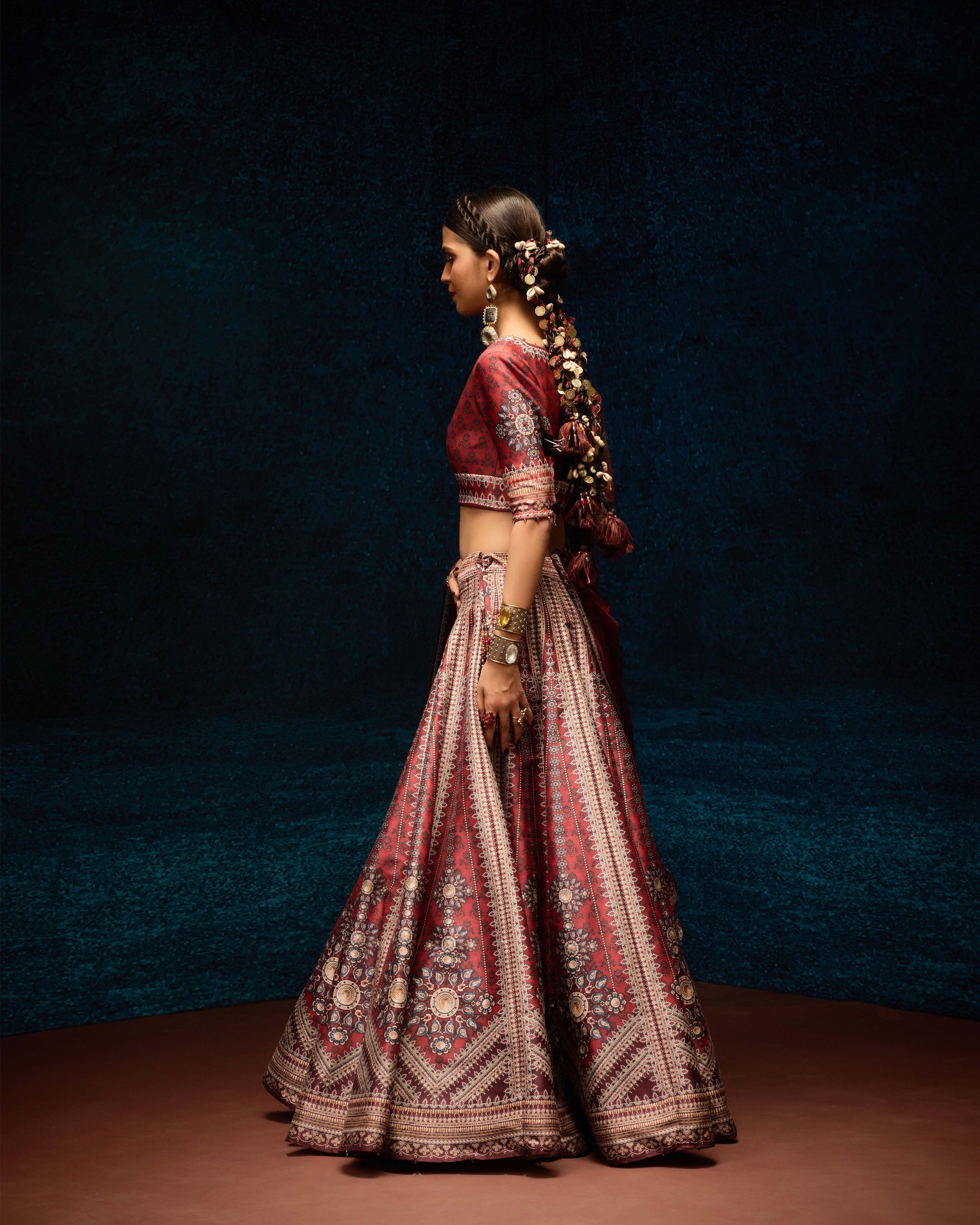 Ajrakh : Leela - Red