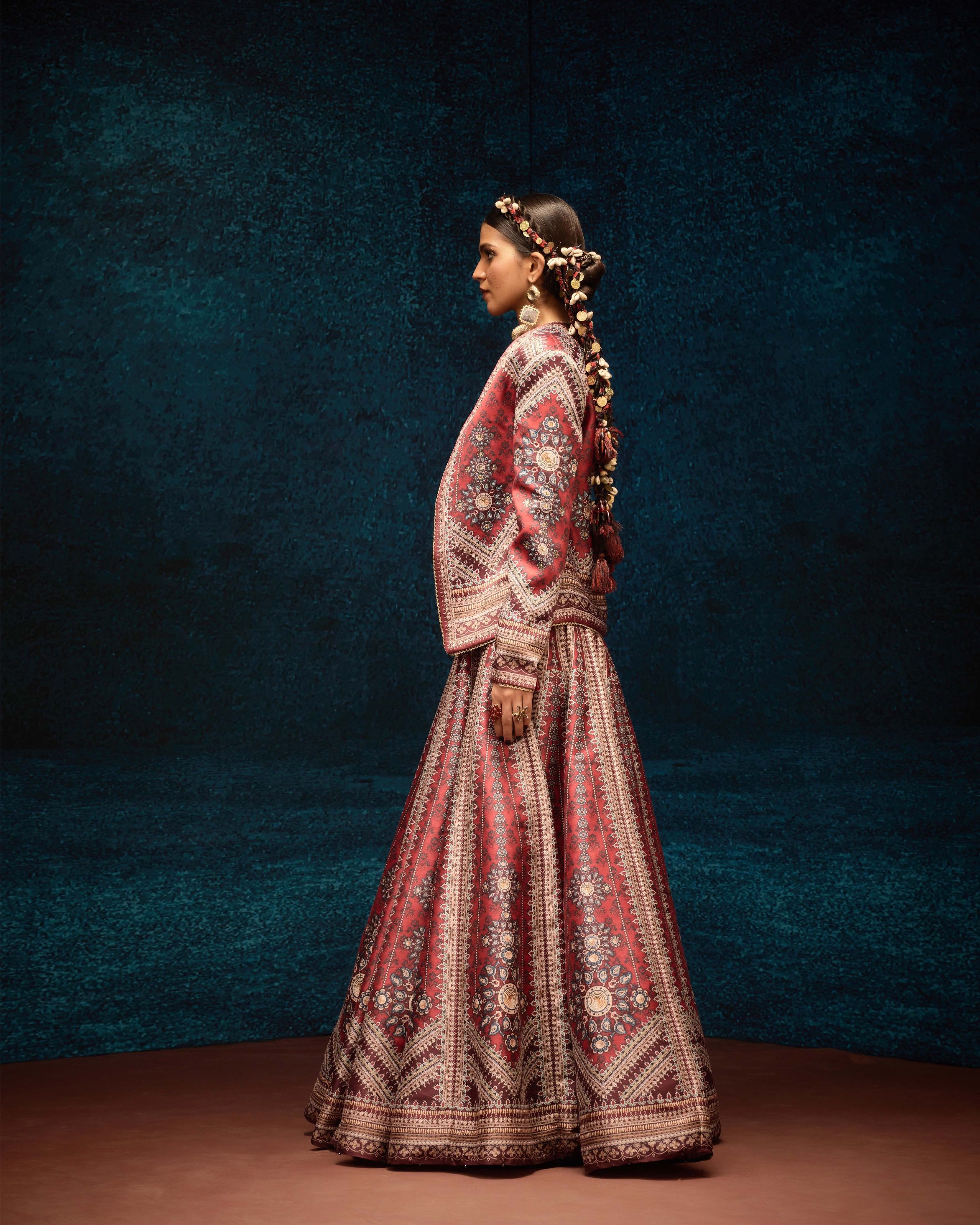 Ajrakh : Lavisha Leela - Red