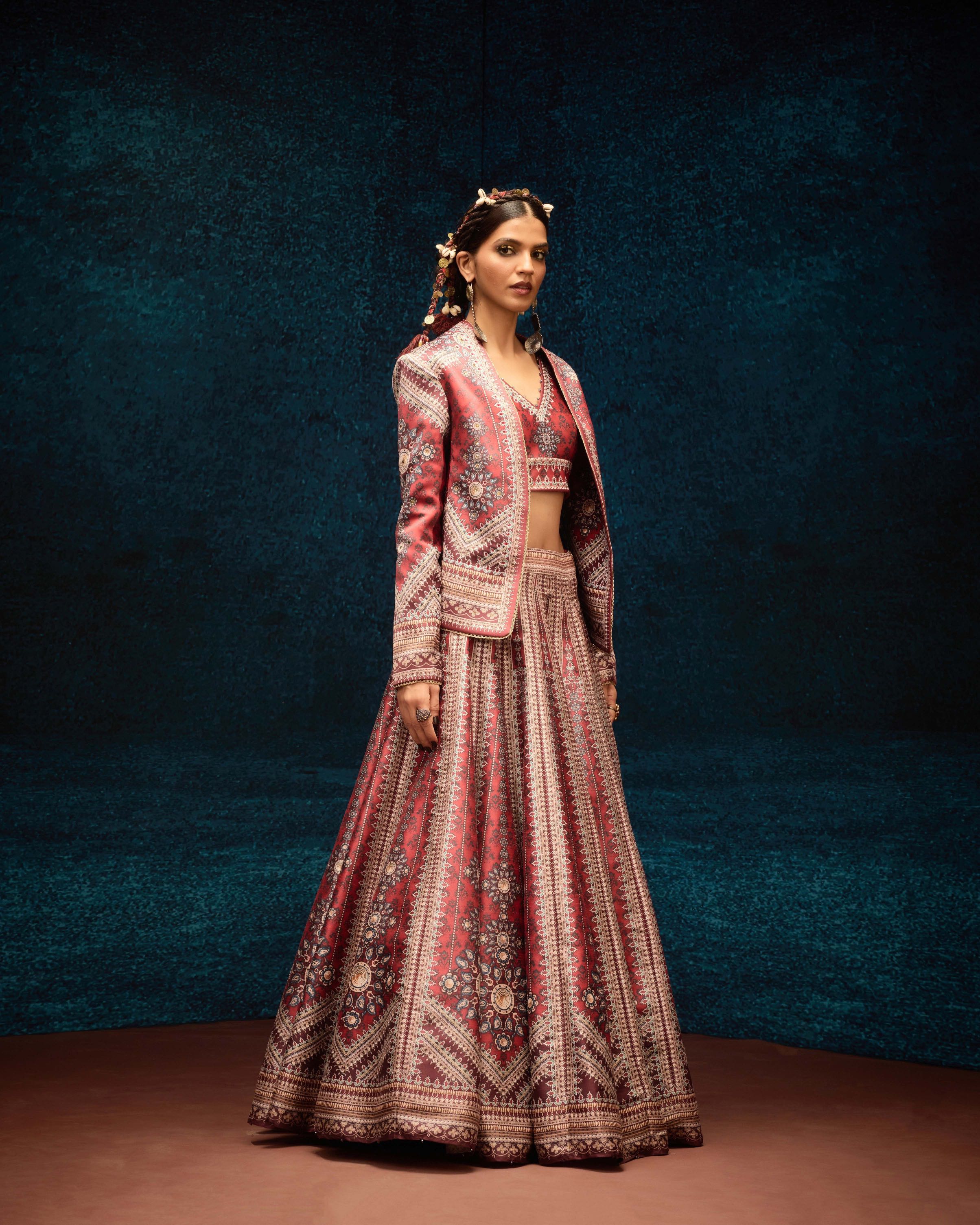 Ajrakh : Lavisha Leela - Red
