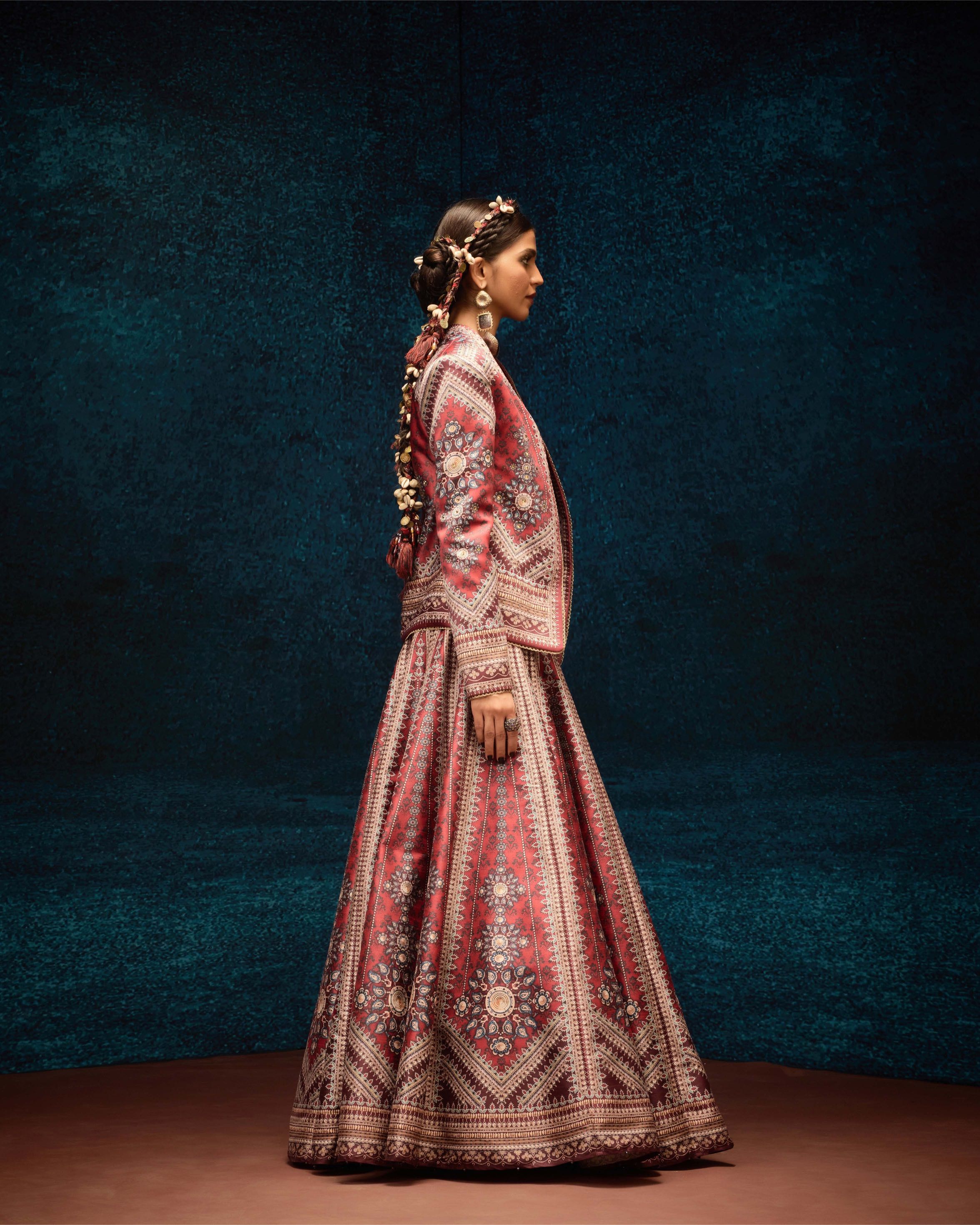Ajrakh : Lavisha Leela - Red