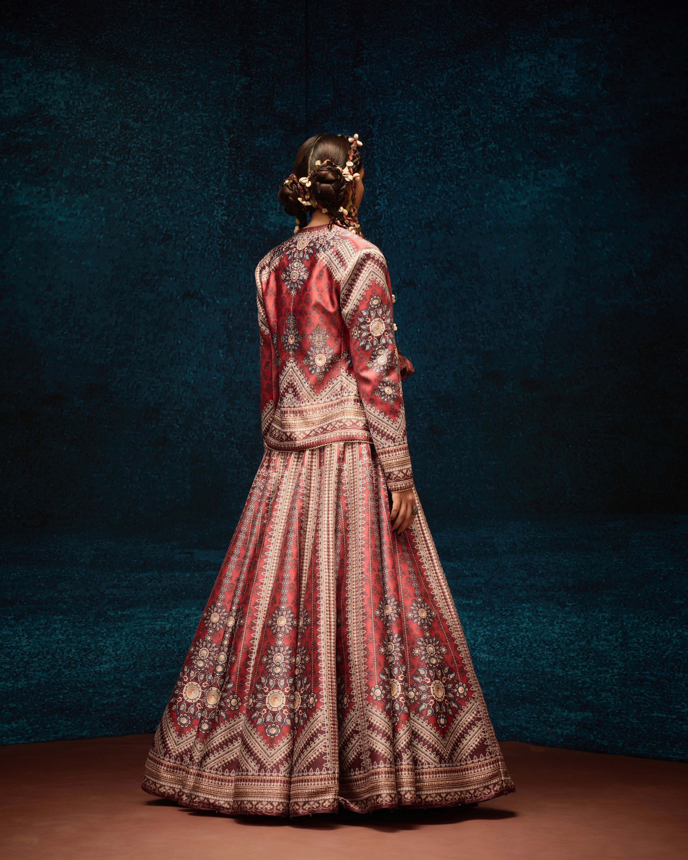 Ajrakh : Lavisha Leela - Red