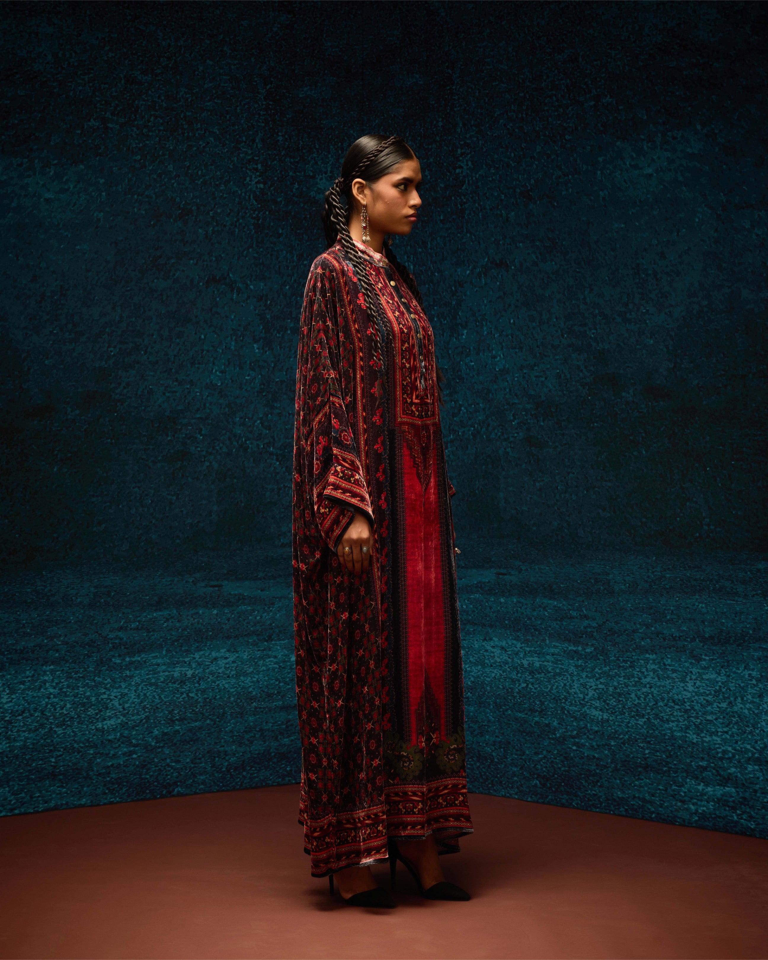 Ajrakh/Shiraz : Clarice - Red