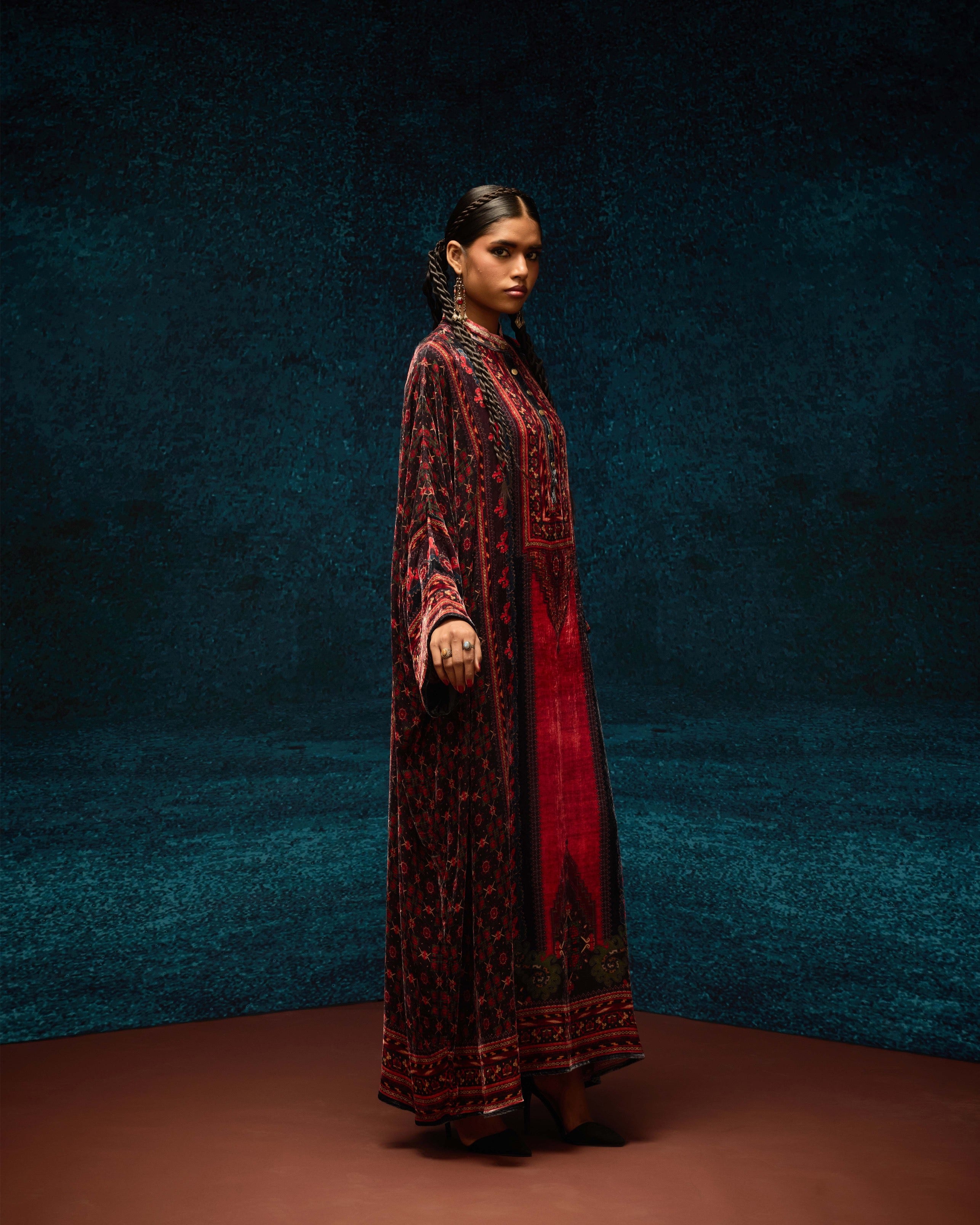 Ajrakh/Shiraz : Clarice - Red
