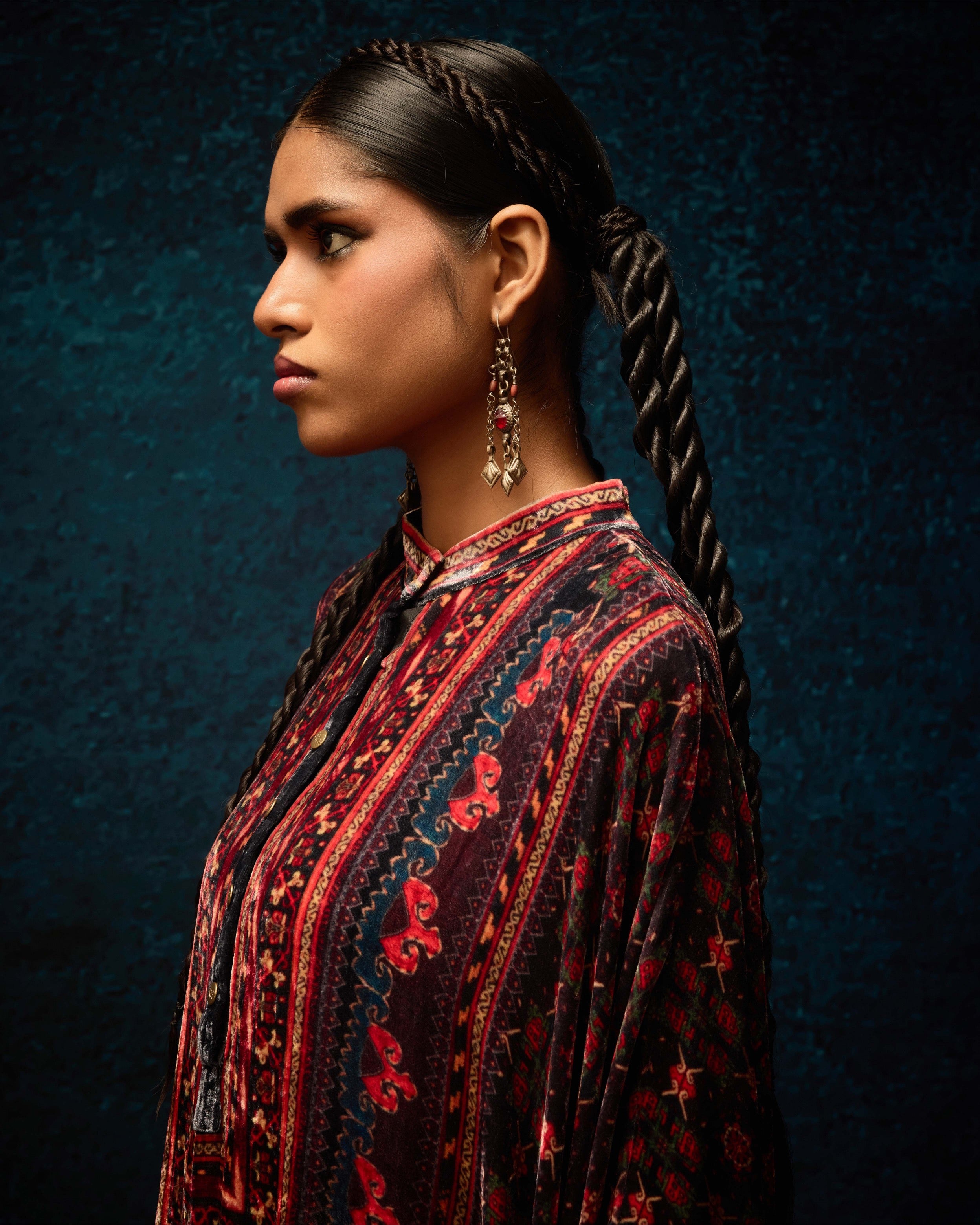 Ajrakh/Shiraz : Clarice - Red