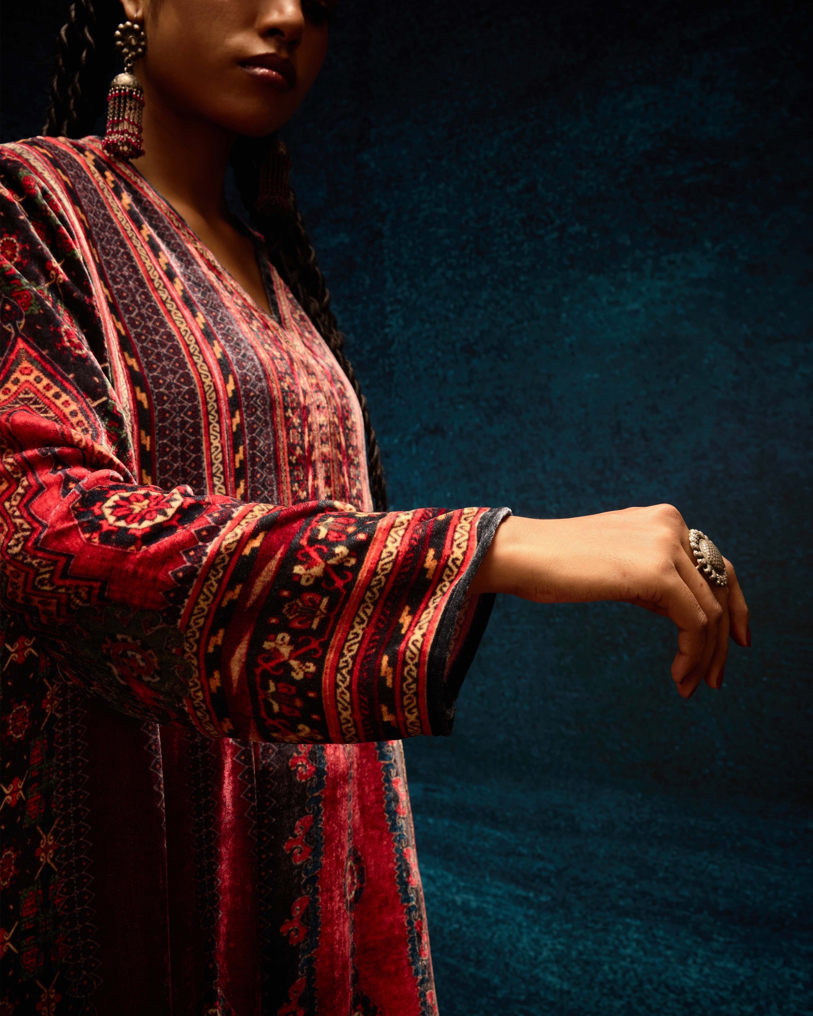 Ajrakh/Shiraj : Adavi - Rust