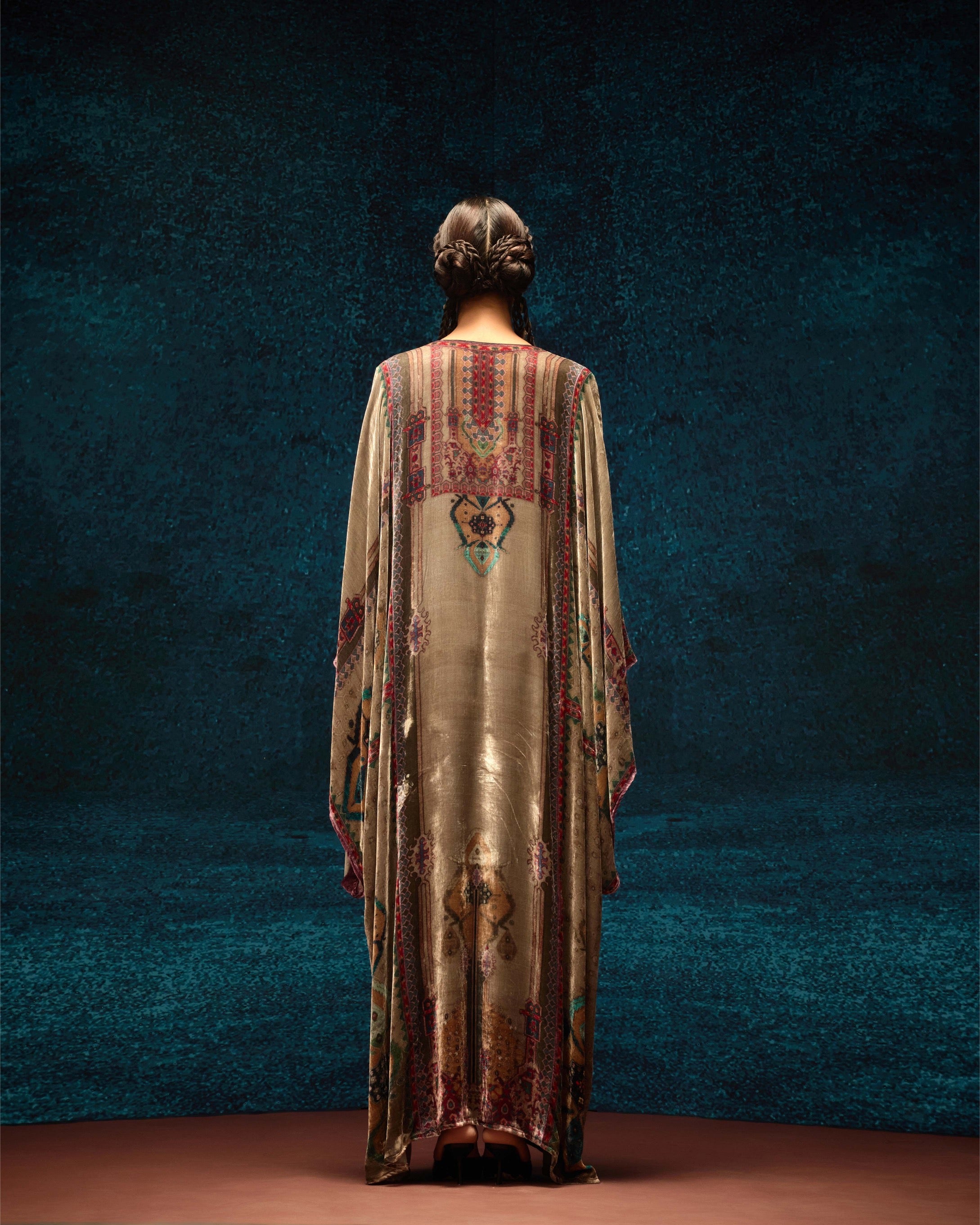 Ajrakh/Shiraz : Beatrice - Taupe