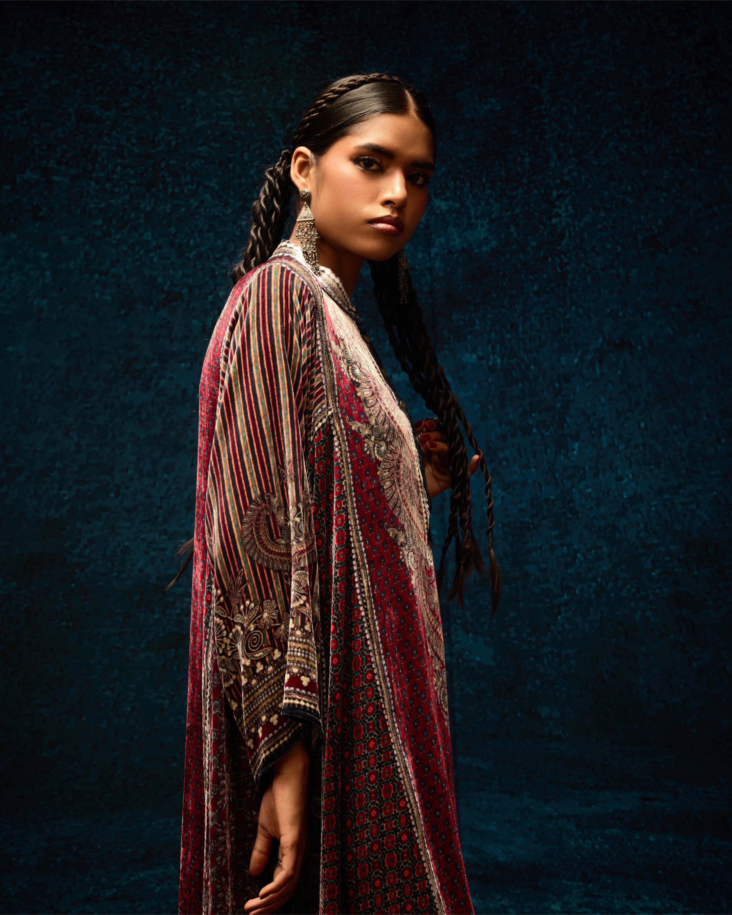 Ajrakh : Ghazala - Red