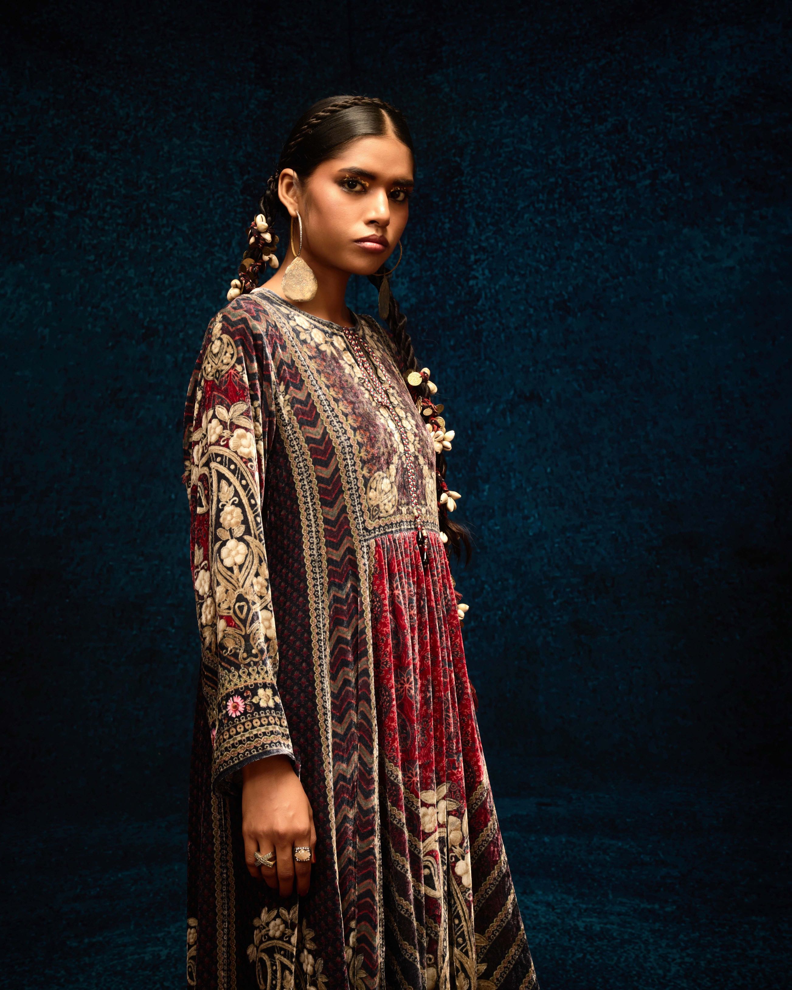 Ajrakh : Anisha - Multi
