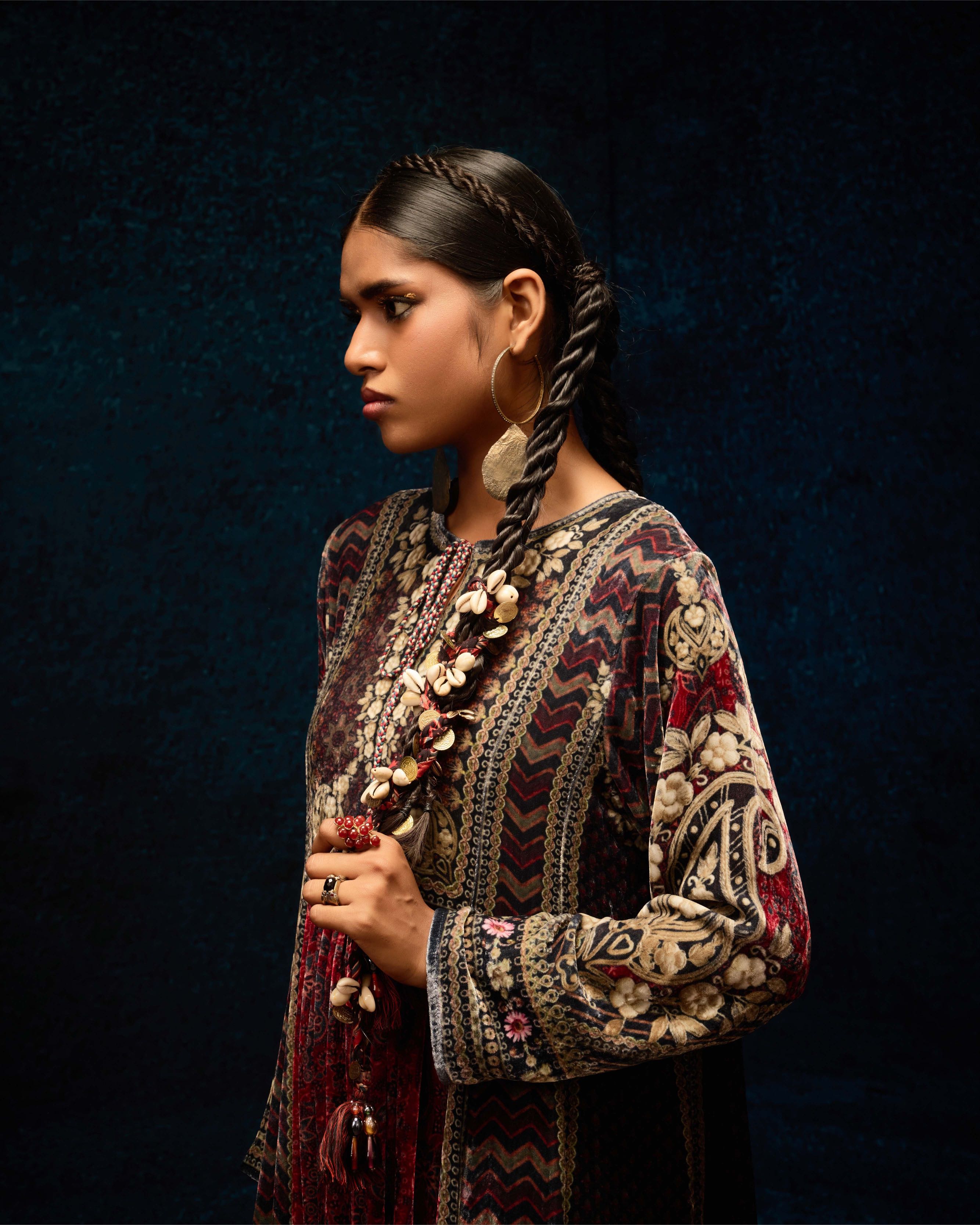 Ajrakh : Anisha - Multi