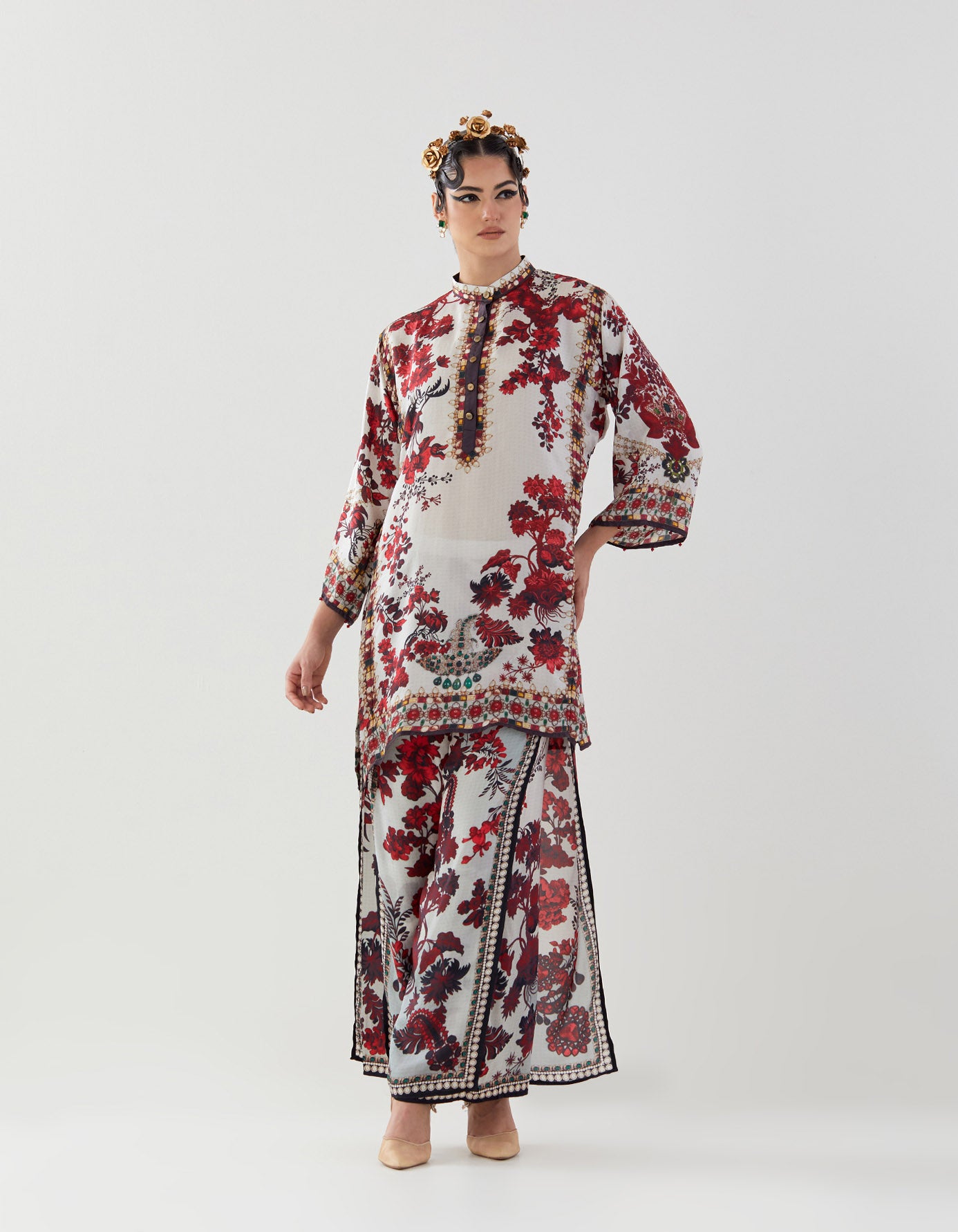 Nizam : Ghazal/Gloria - Ivory/Red