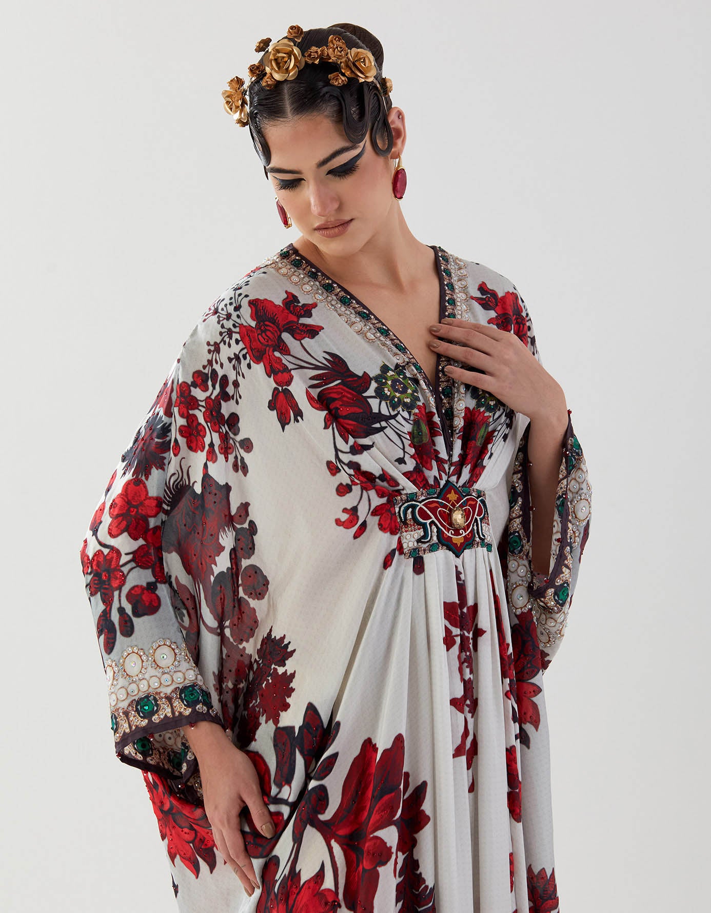 Nizam : Imama - Ivory/Red