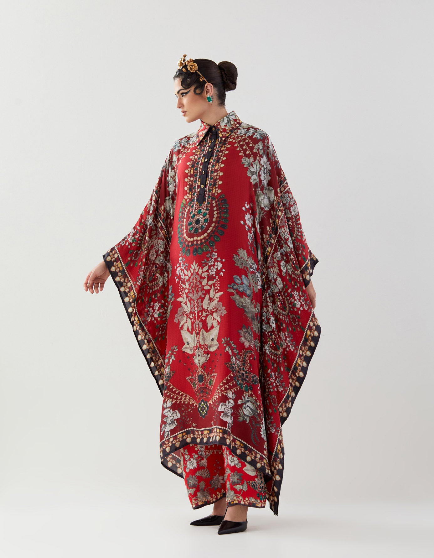 Nizam : Sharifa - Red/Slate