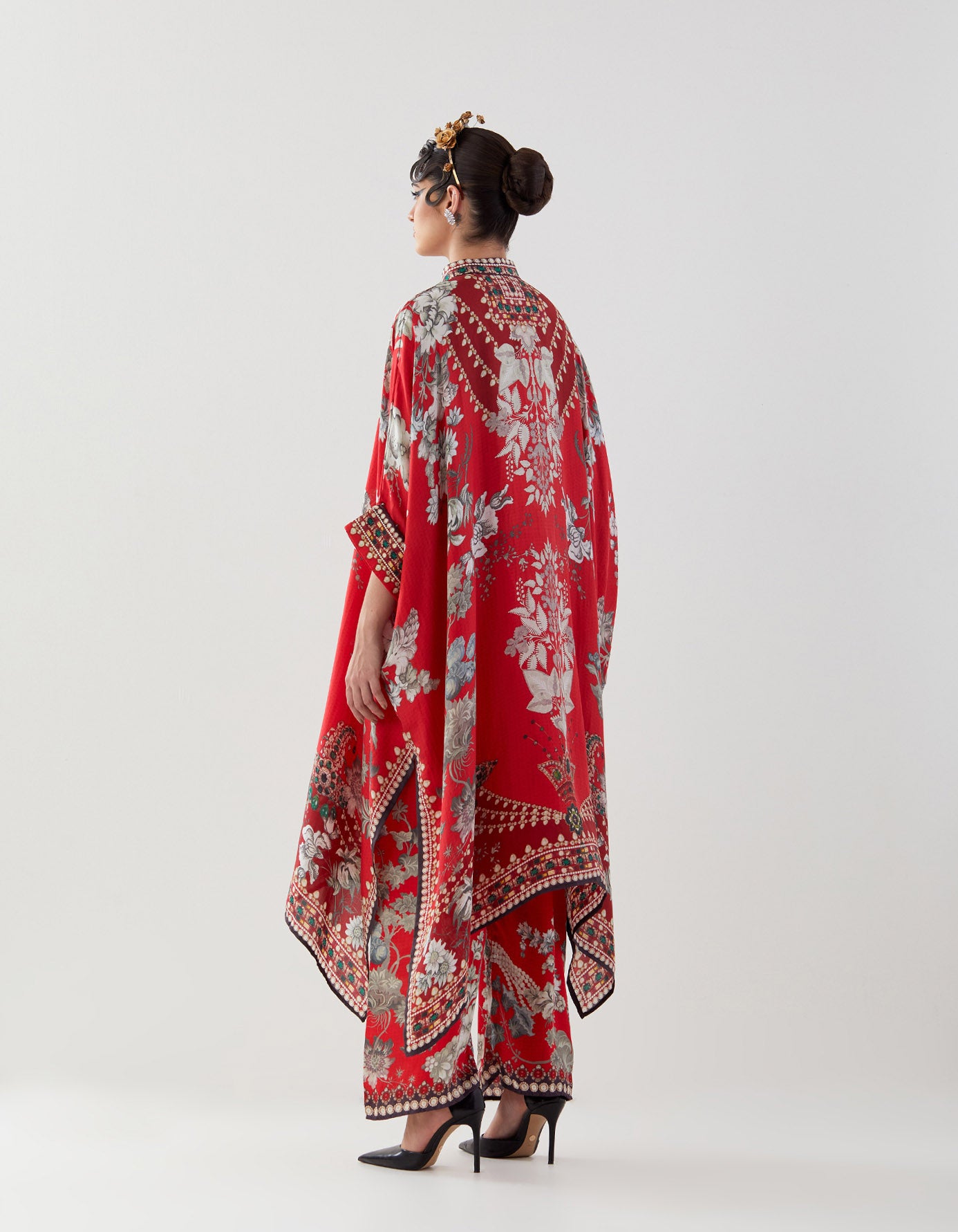 Nizam : Chantelle - Red/Slate