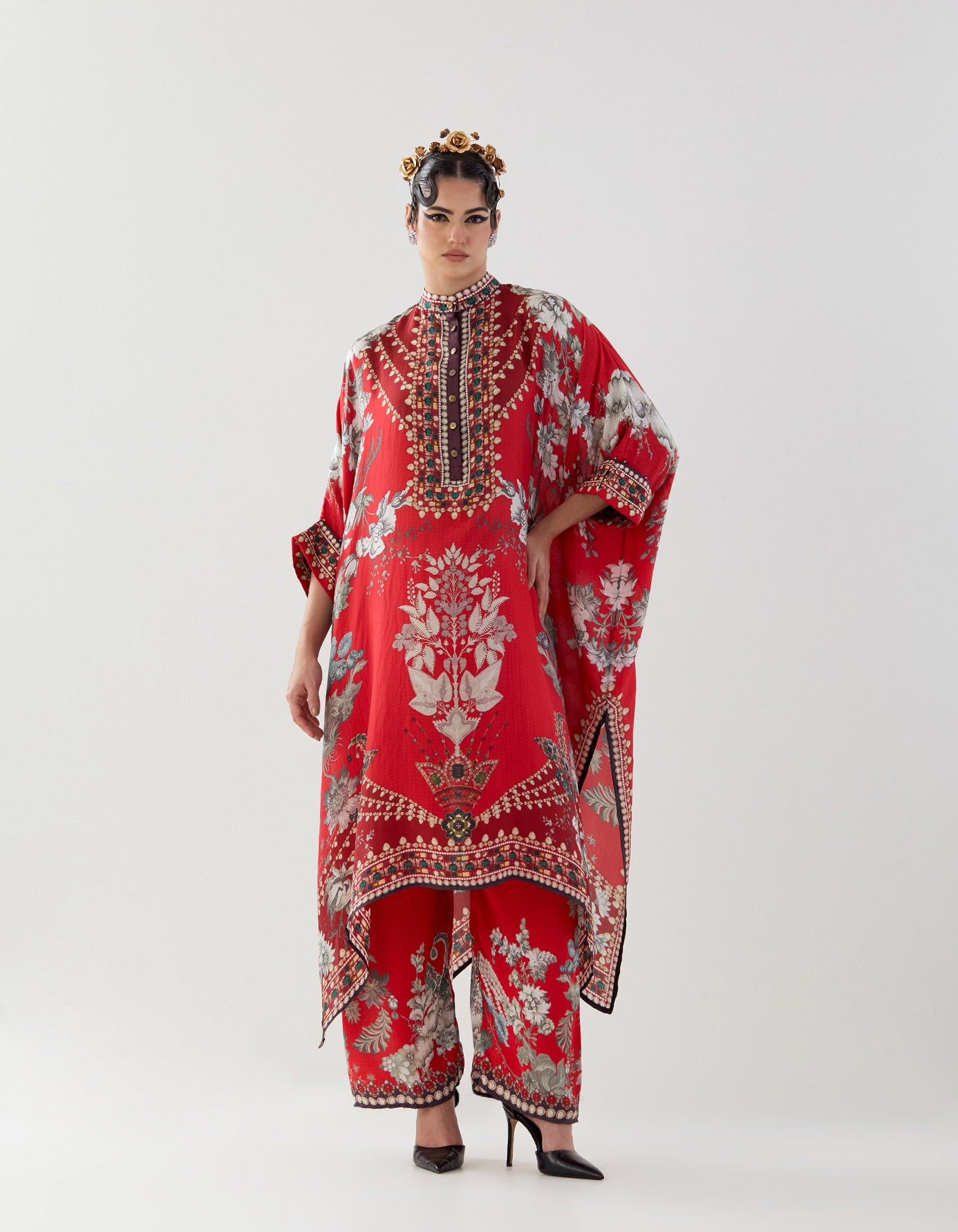 Nizam : Chantelle - Red/Slate