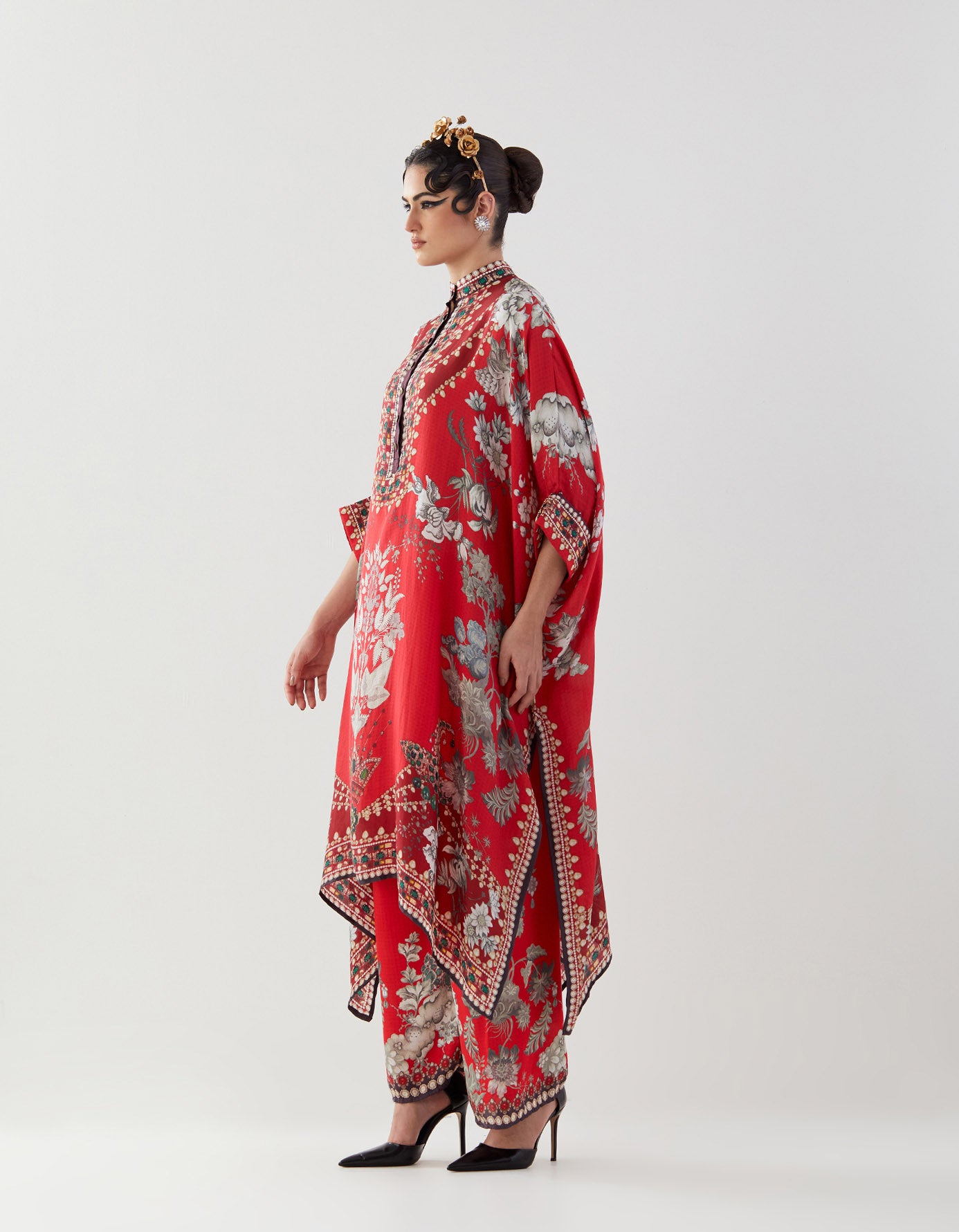 Nizam : Chantelle - Red/Slate