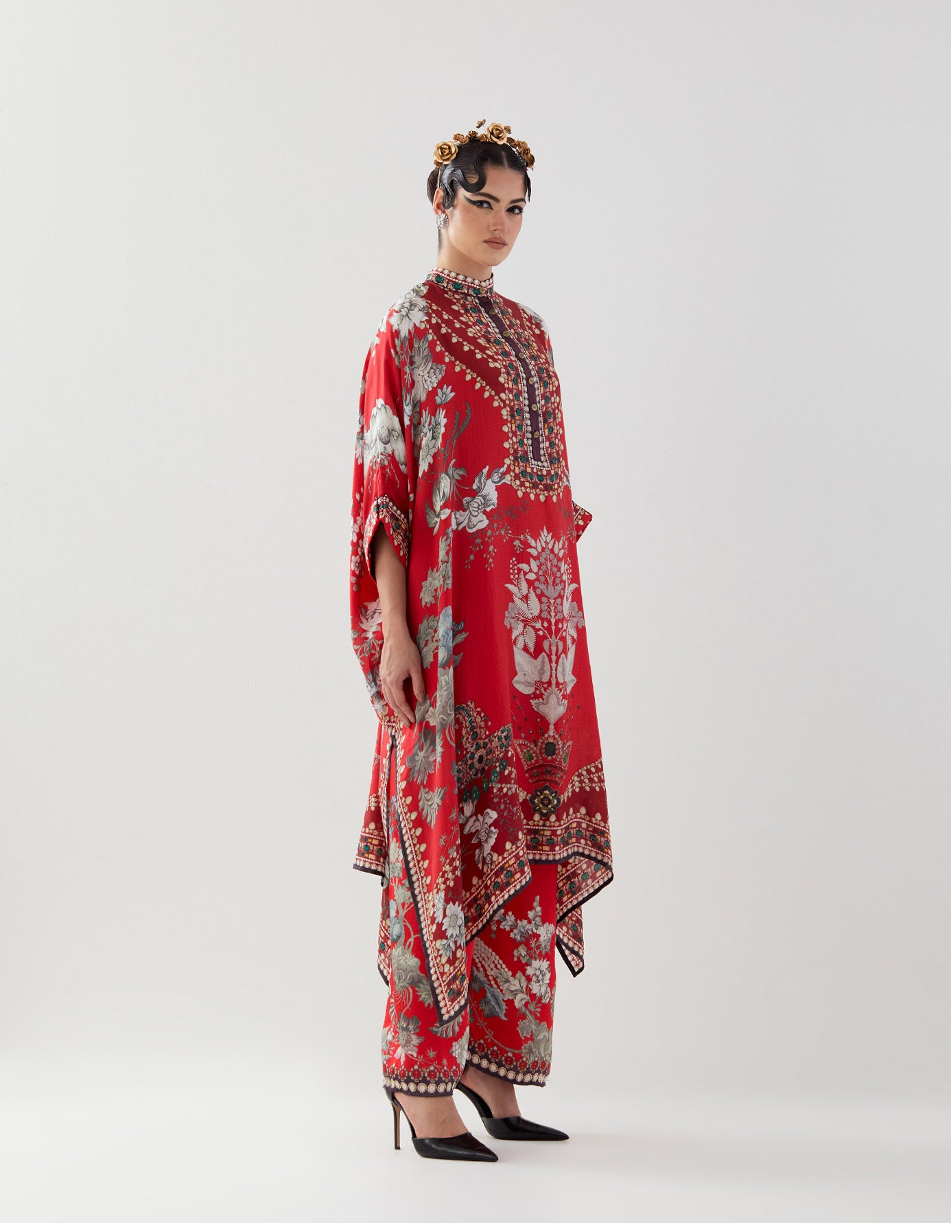 Nizam : Chantelle - Red/Slate