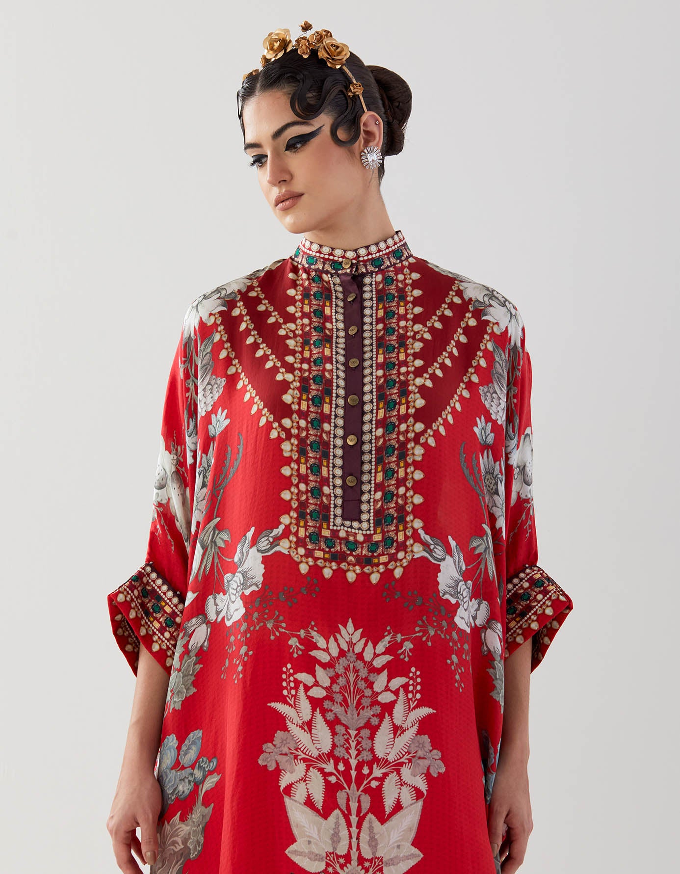 Nizam : Chantelle - Red/Slate
