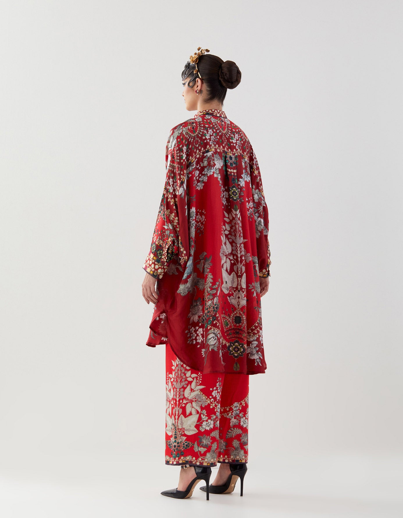 Nizam : Mabel - Red/Slate