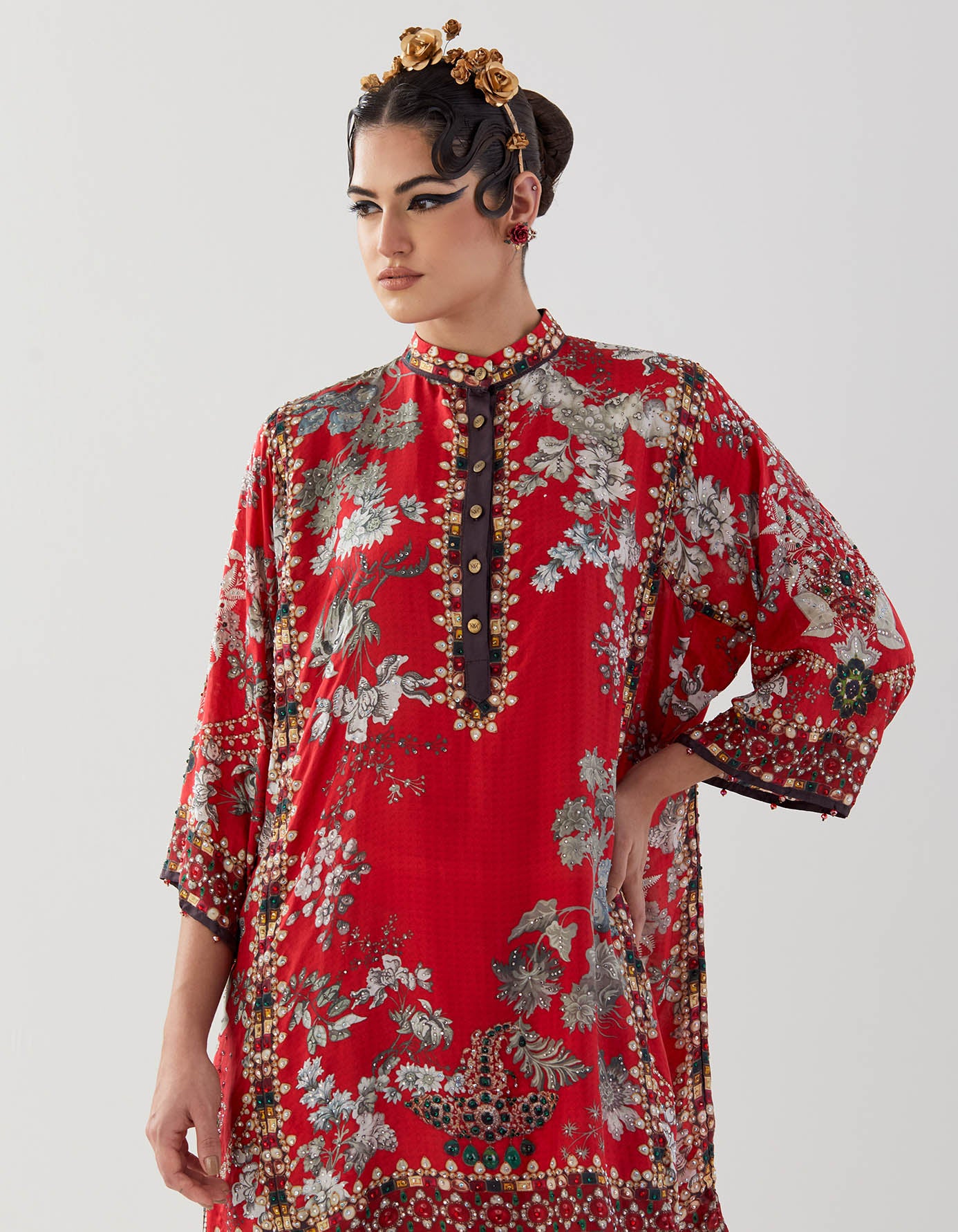 Nizam : Ghazal/Gloria - Red/Slate