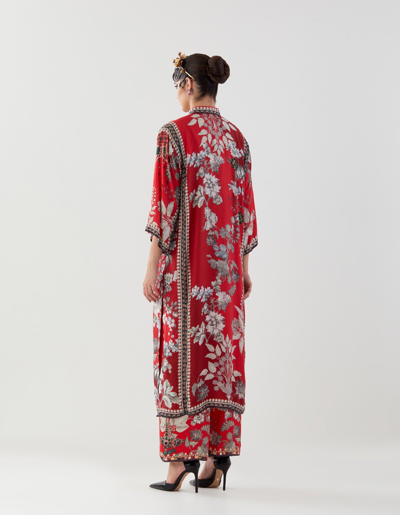 Nizam : Ghazala - Red/Slate
