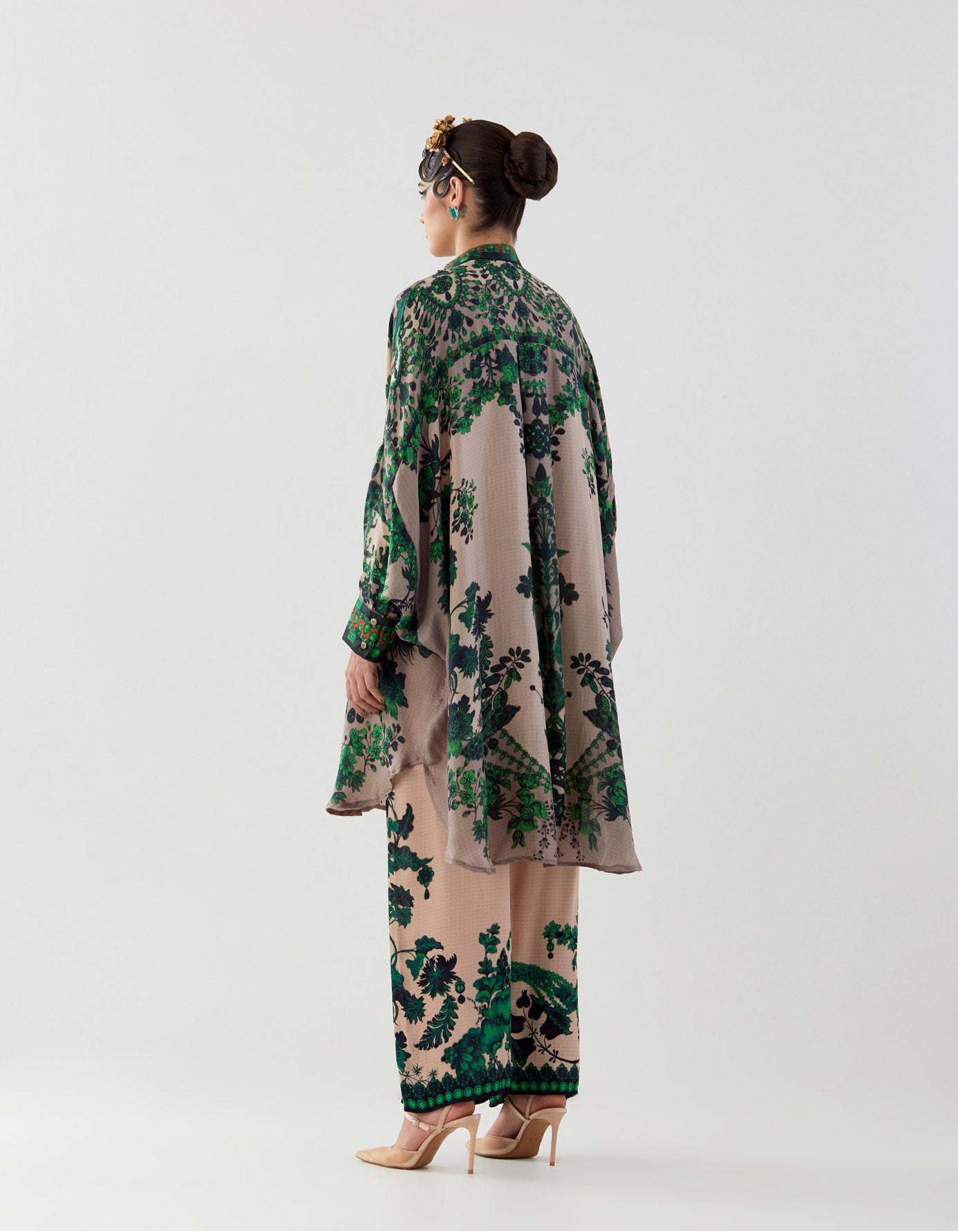 Nizam : Mabel - Nude/Emerald