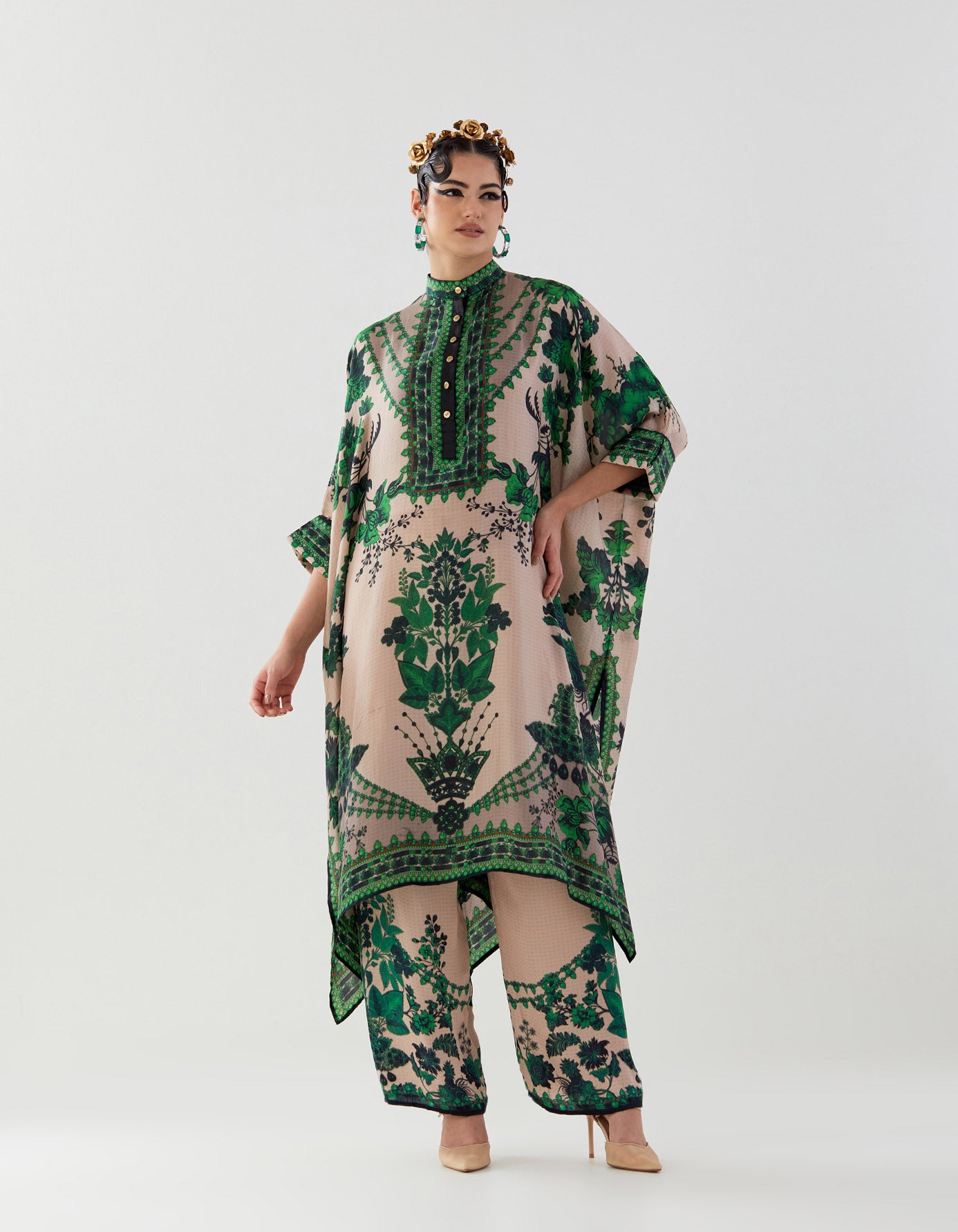 Nizam : Chantelle - Nude/Emerald