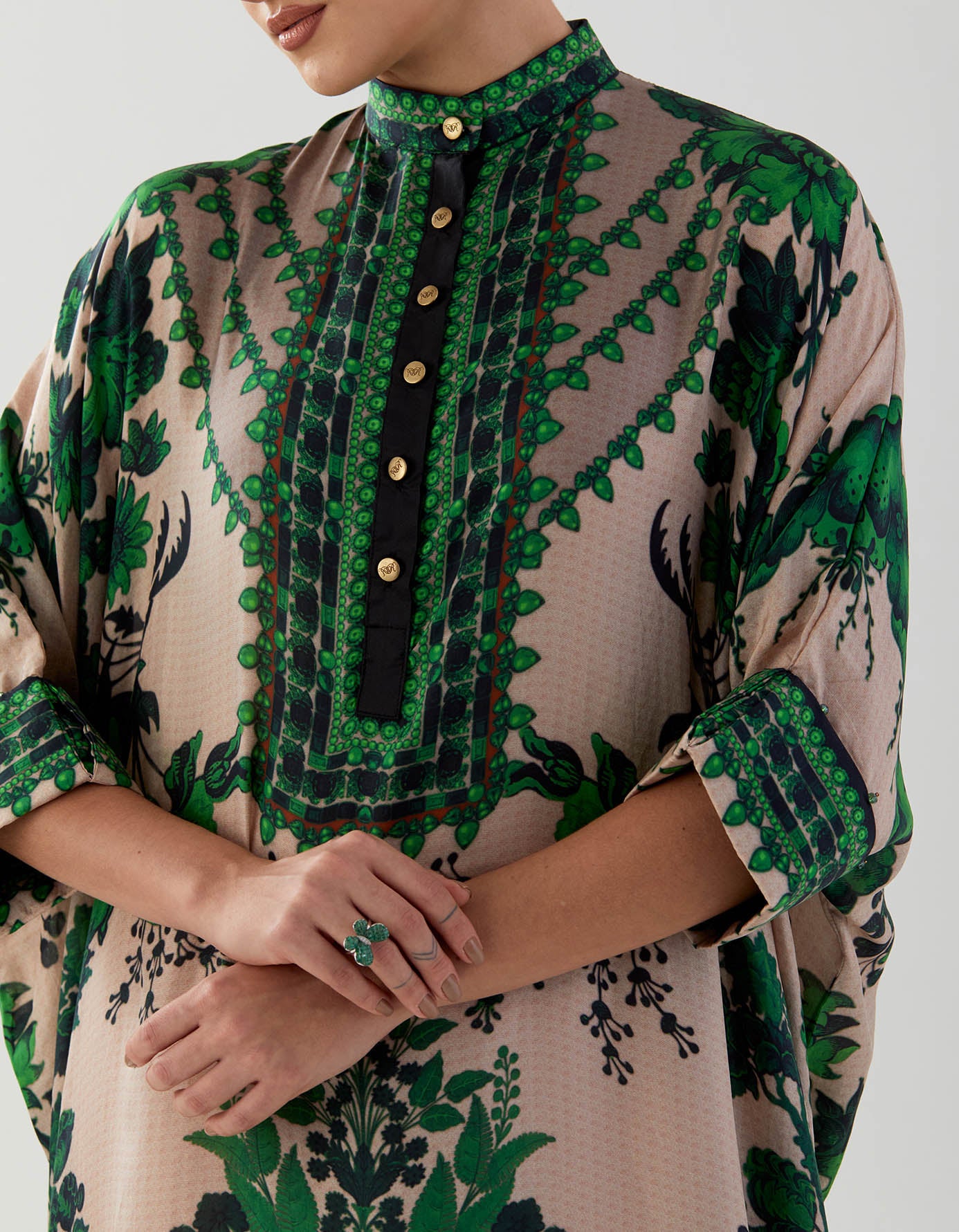 Nizam : Chantelle - Nude/Emerald