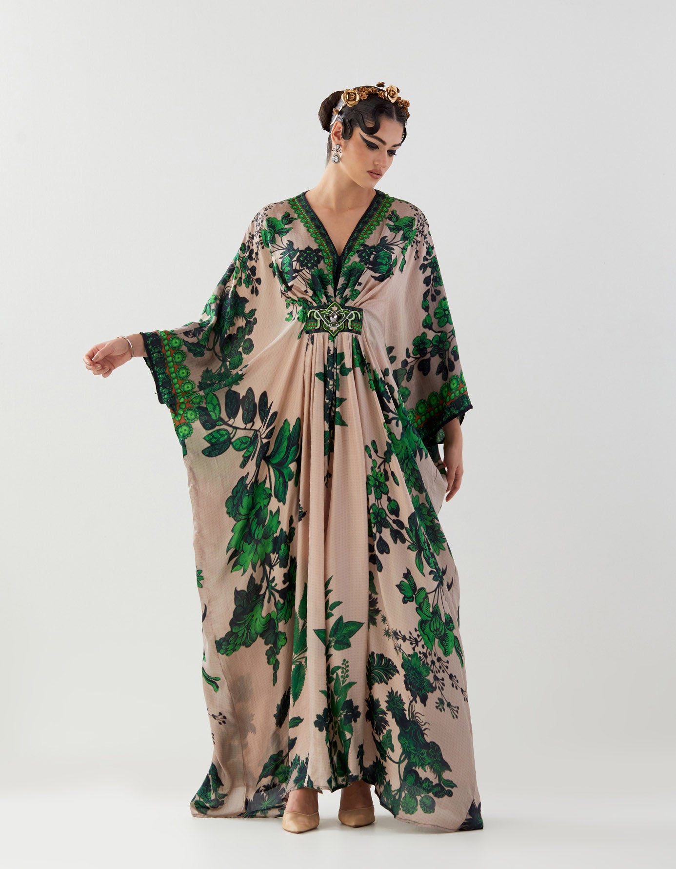 Nizam : Imama - Nude/Emerald